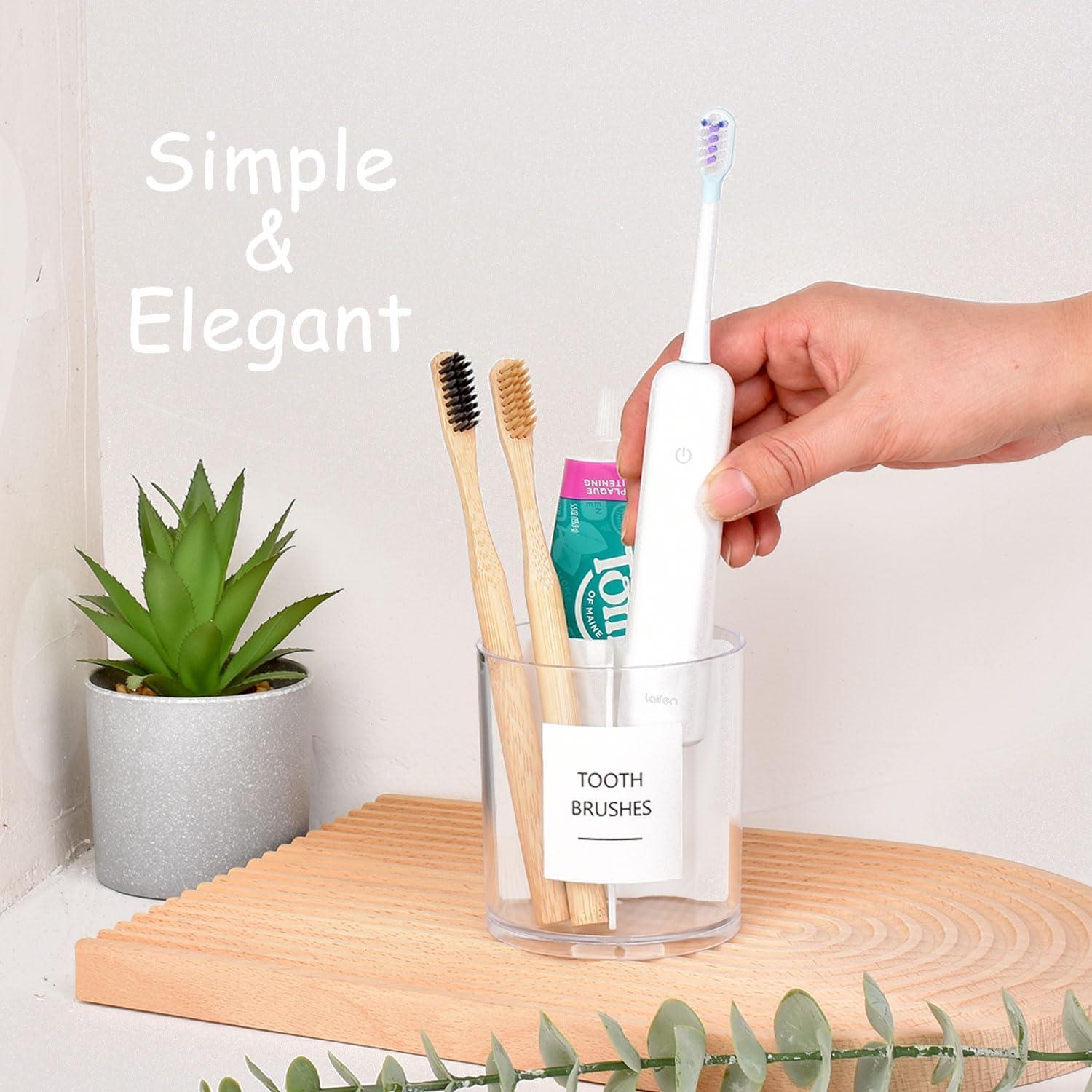 Soporte de Cepillos de Dientes Acrílico ONSOGI Yasusu 3 Compartimentos