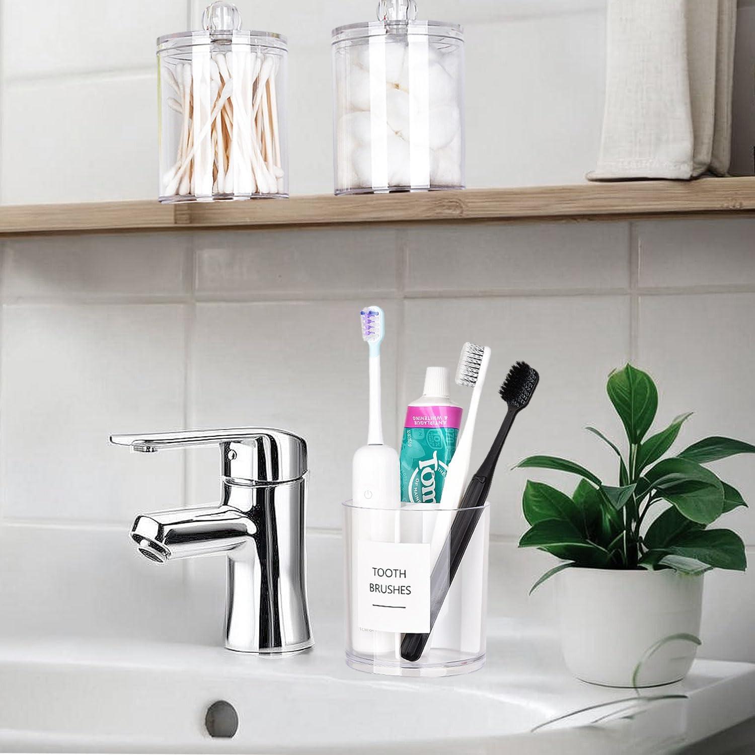 Soporte de Cepillos de Dientes Acrílico ONSOGI Yasusu 3 Compartimentos