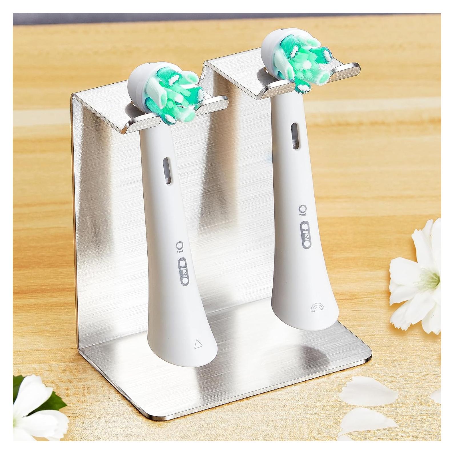 Soporte para Cepillo de Dientes Eléctrico WAYASI Acero Inoxidable