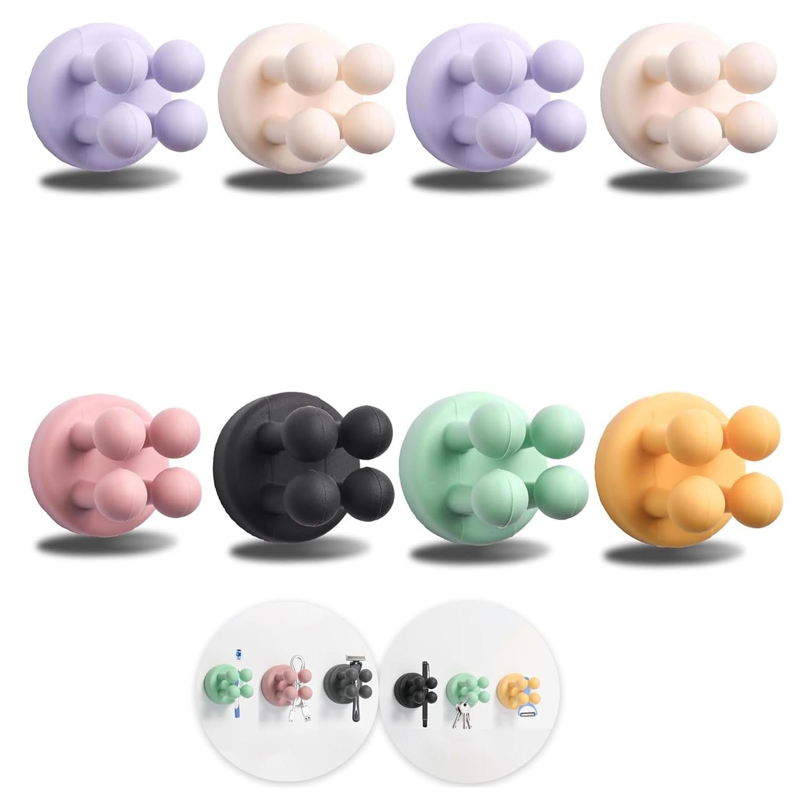 Soportes de Cepillos de Dientes Silicona BAMXSXBO 8 Pcs