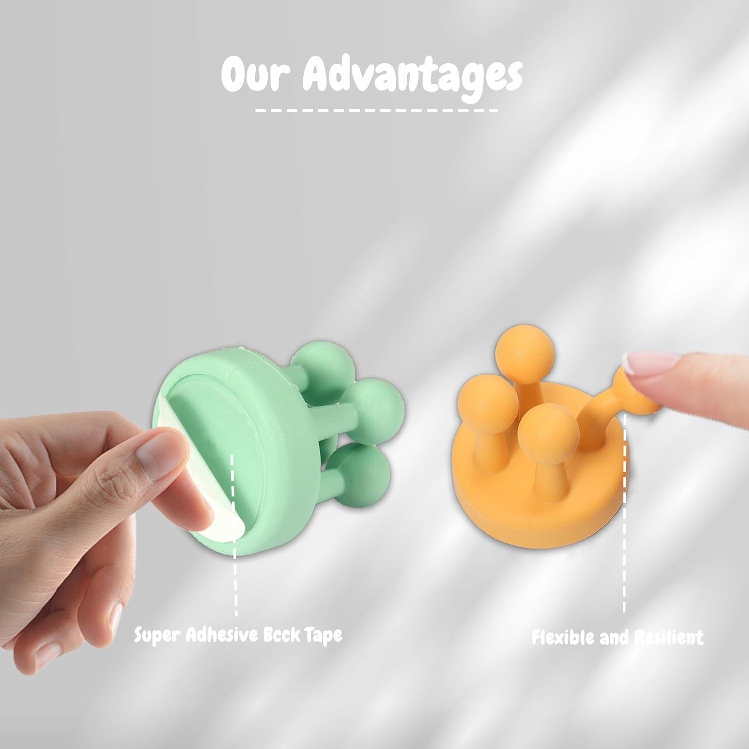 Soportes de Cepillos de Dientes Silicona BAMXSXBO 8 Pcs