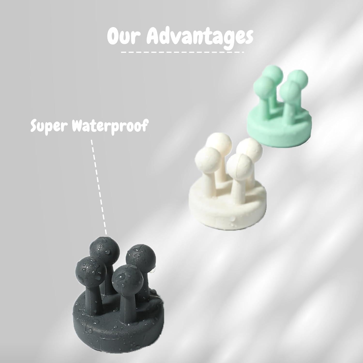 Soportes de Cepillos de Dientes Silicona BAMXSXBO 8 Pcs