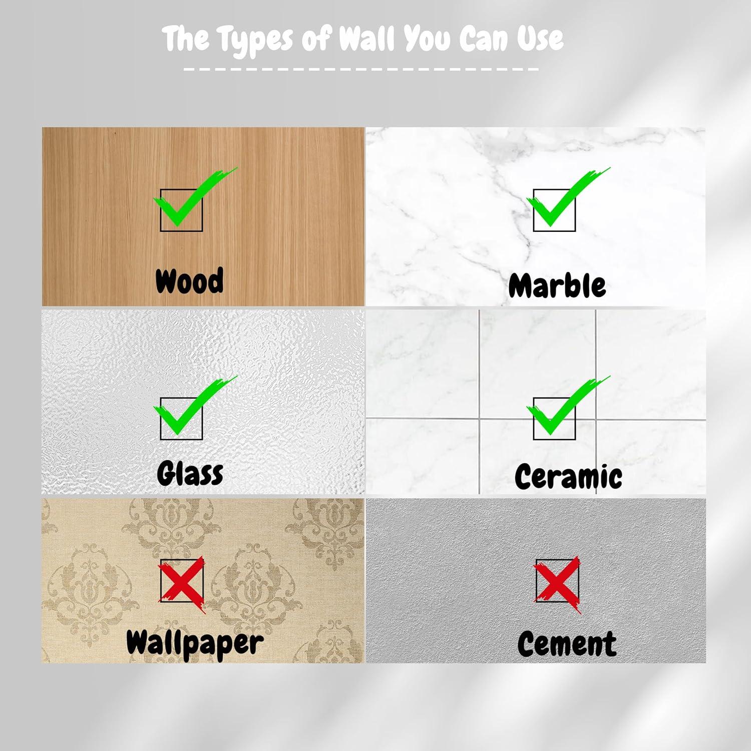 Soportes de Cepillos de Dientes Silicona BAMXSXBO 8 Pcs