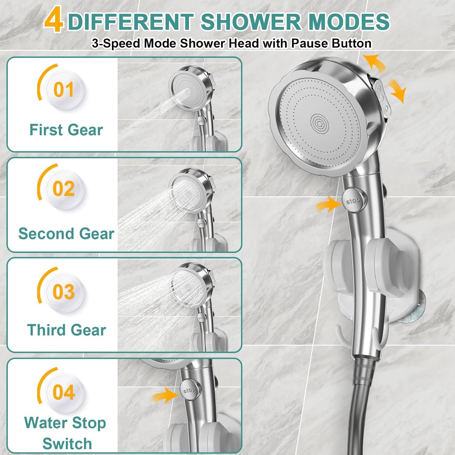 Ducha Portátil Srygery YY-SS001 para Camping 5200mAh