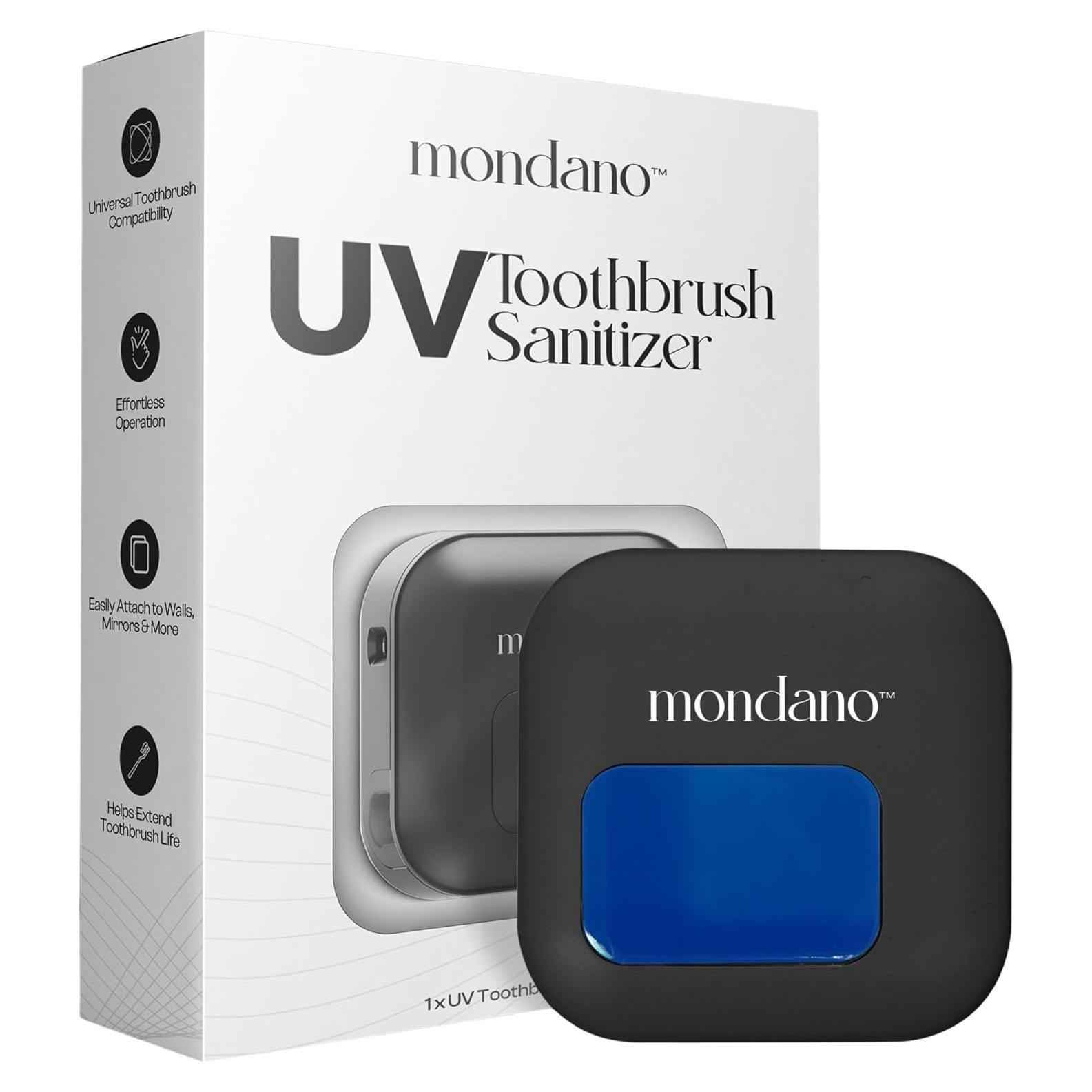 Desinfectante UV-C Mondano para Cepillo de Dientes - Negro