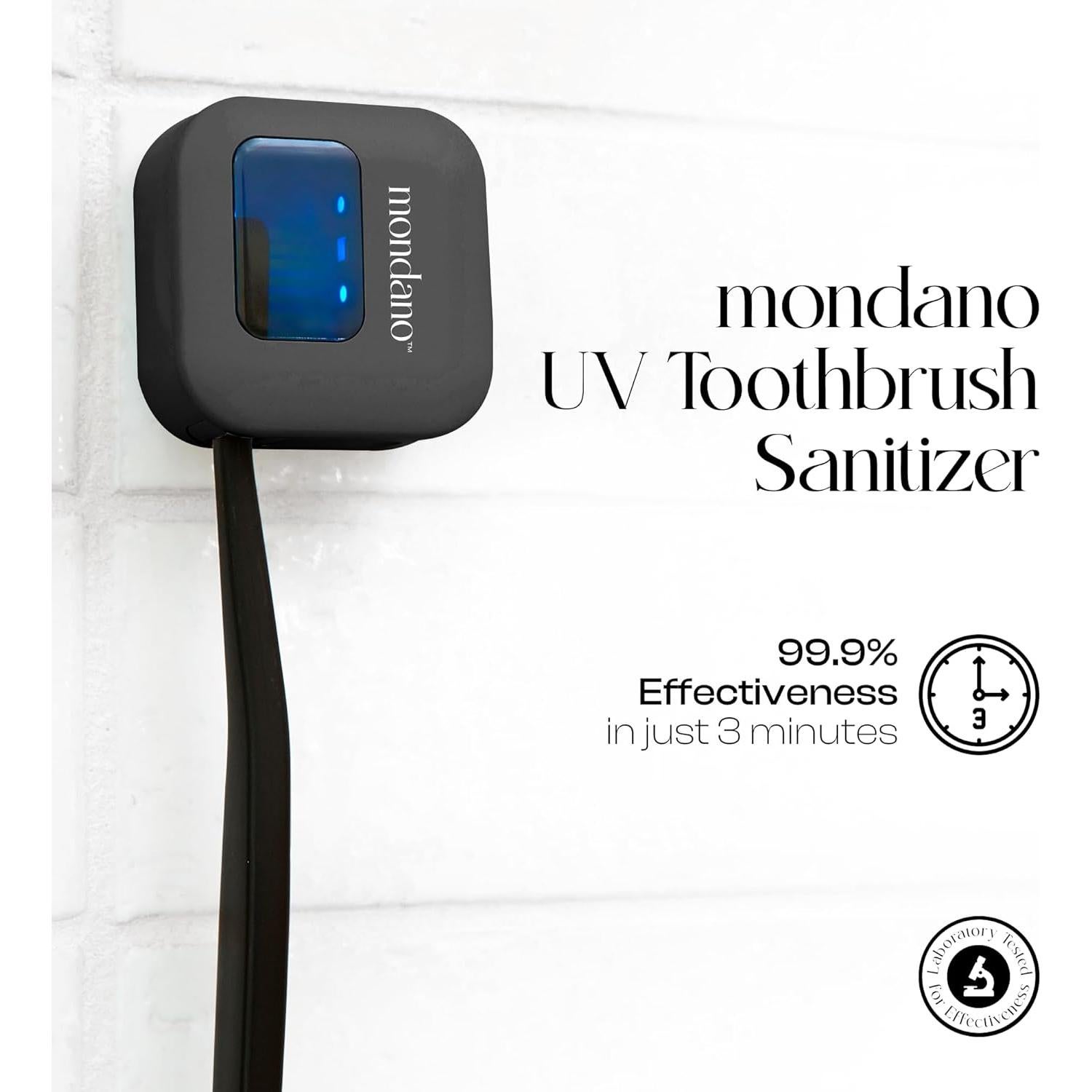 Desinfectante UV-C Mondano para Cepillo de Dientes - Negro