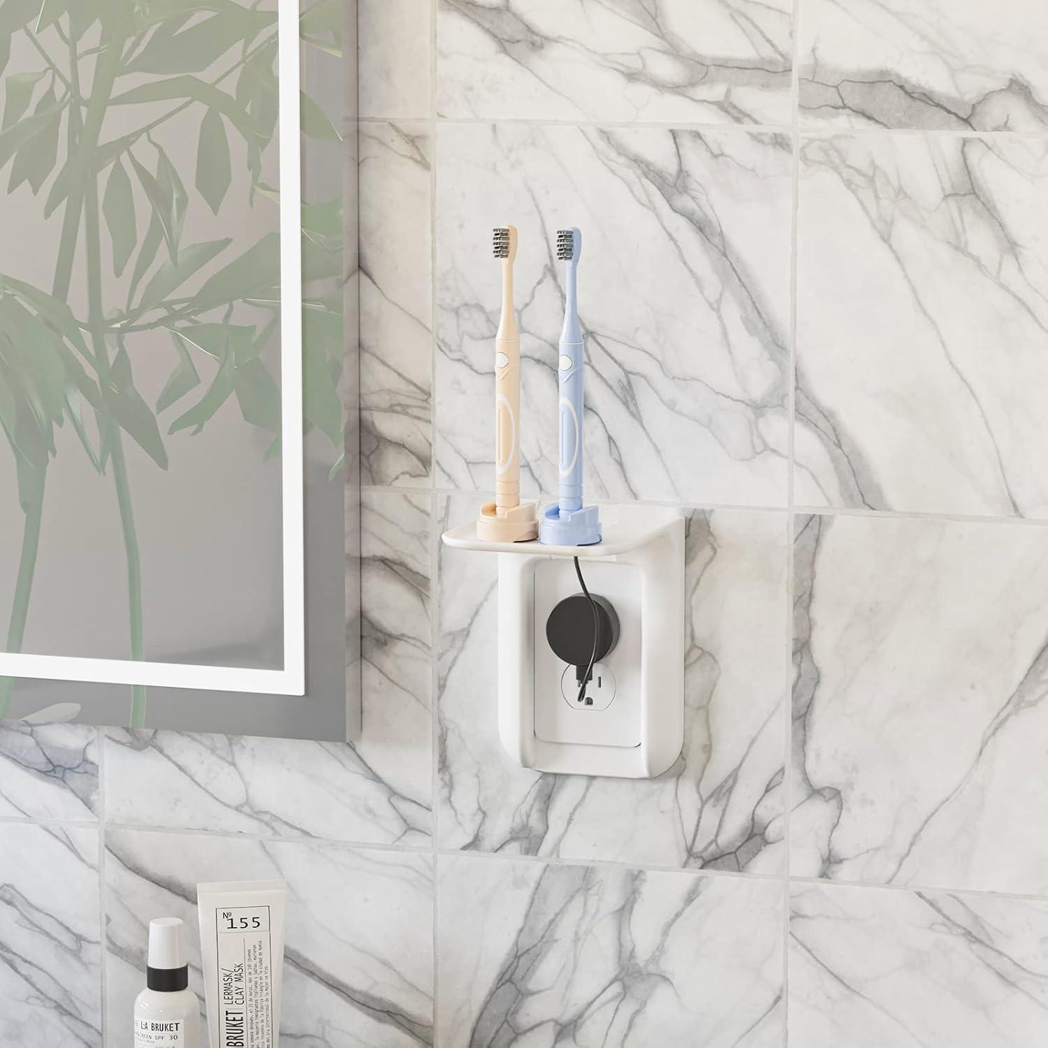 Soporte de Estante de Pared WALI OLS001-W Blanco 10 kg