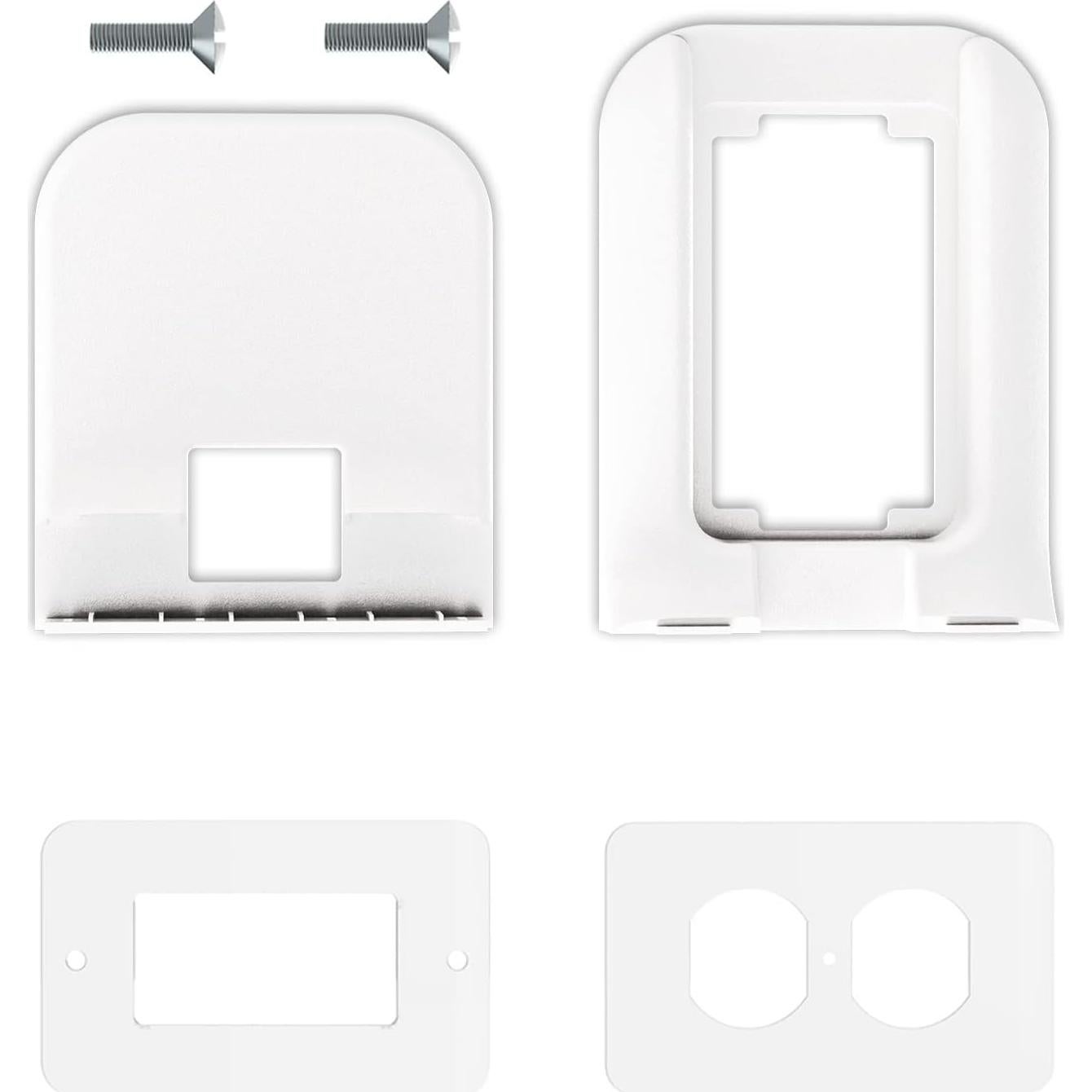 Soporte de Estante de Pared WALI OLS001-W Blanco 10 kg