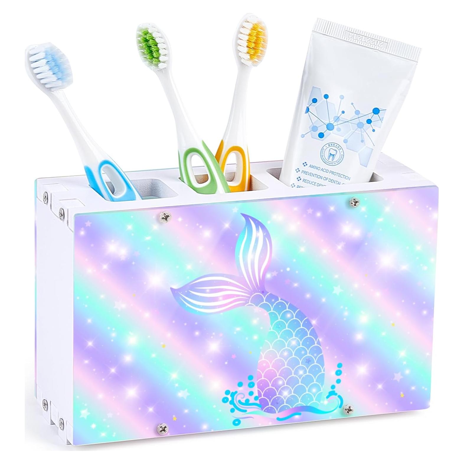 Soporte para Cepillos de Dientes ICOSY Sirena 3 Ranuras