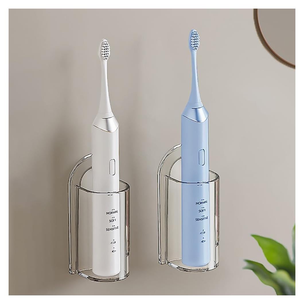 Soporte de Cepillo de Dientes Kgtee Montaje en Pared 2Pcs