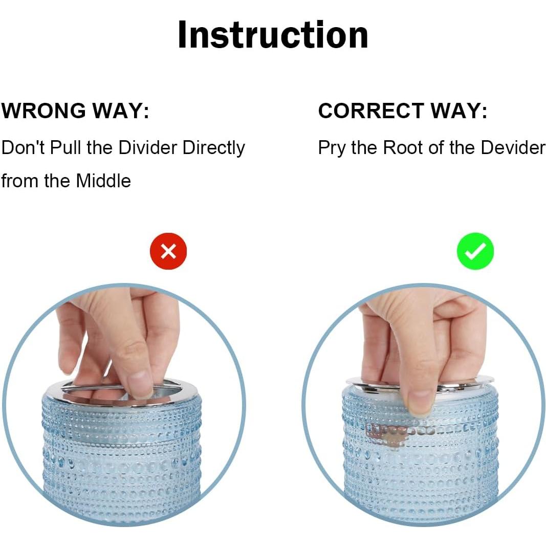 Soporte para Cepillos de Dientes Tonxus Vidrio Azul 295 ml