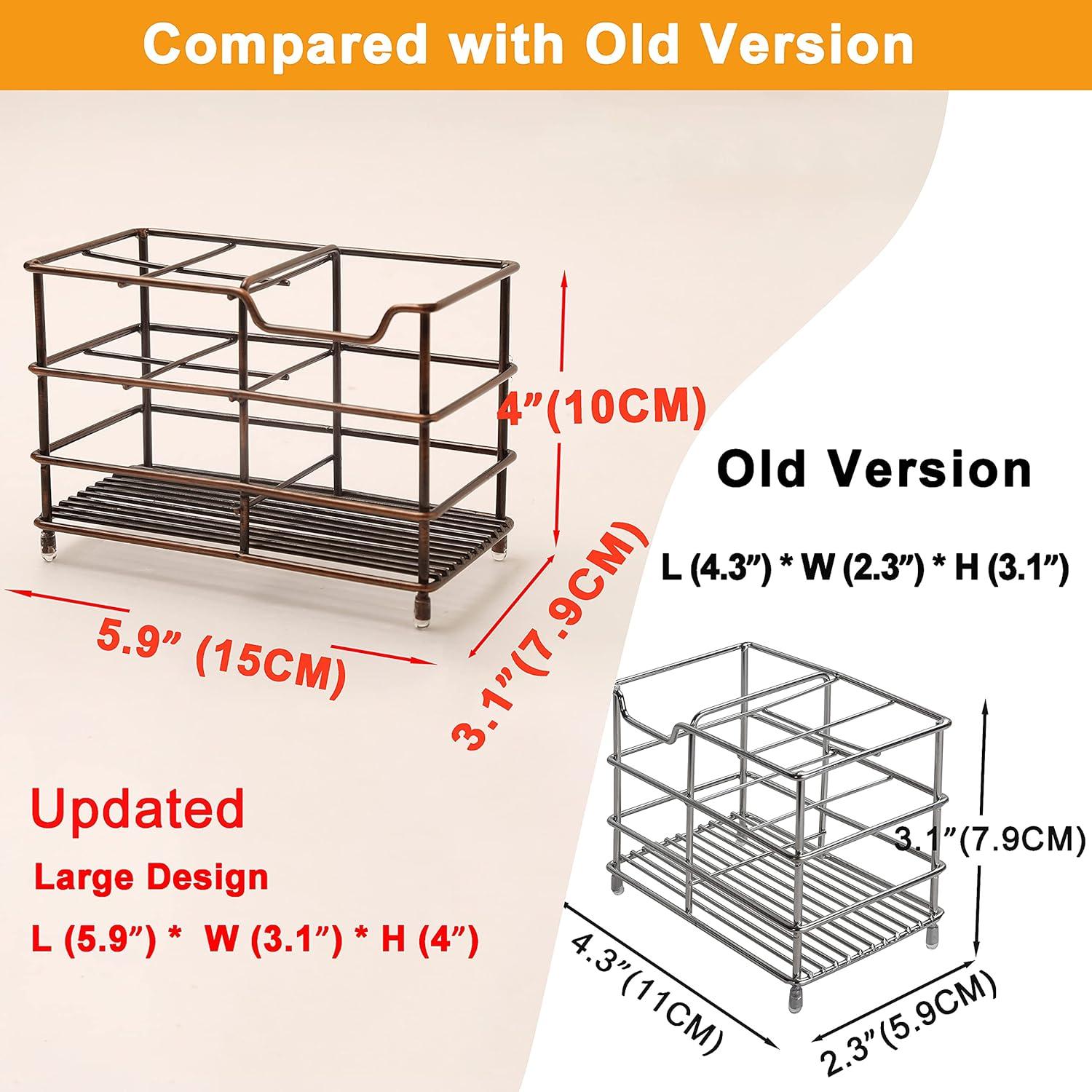 Soporte para Cepillos de Dientes Dseap Acero Inoxidable Cobre Antiguo