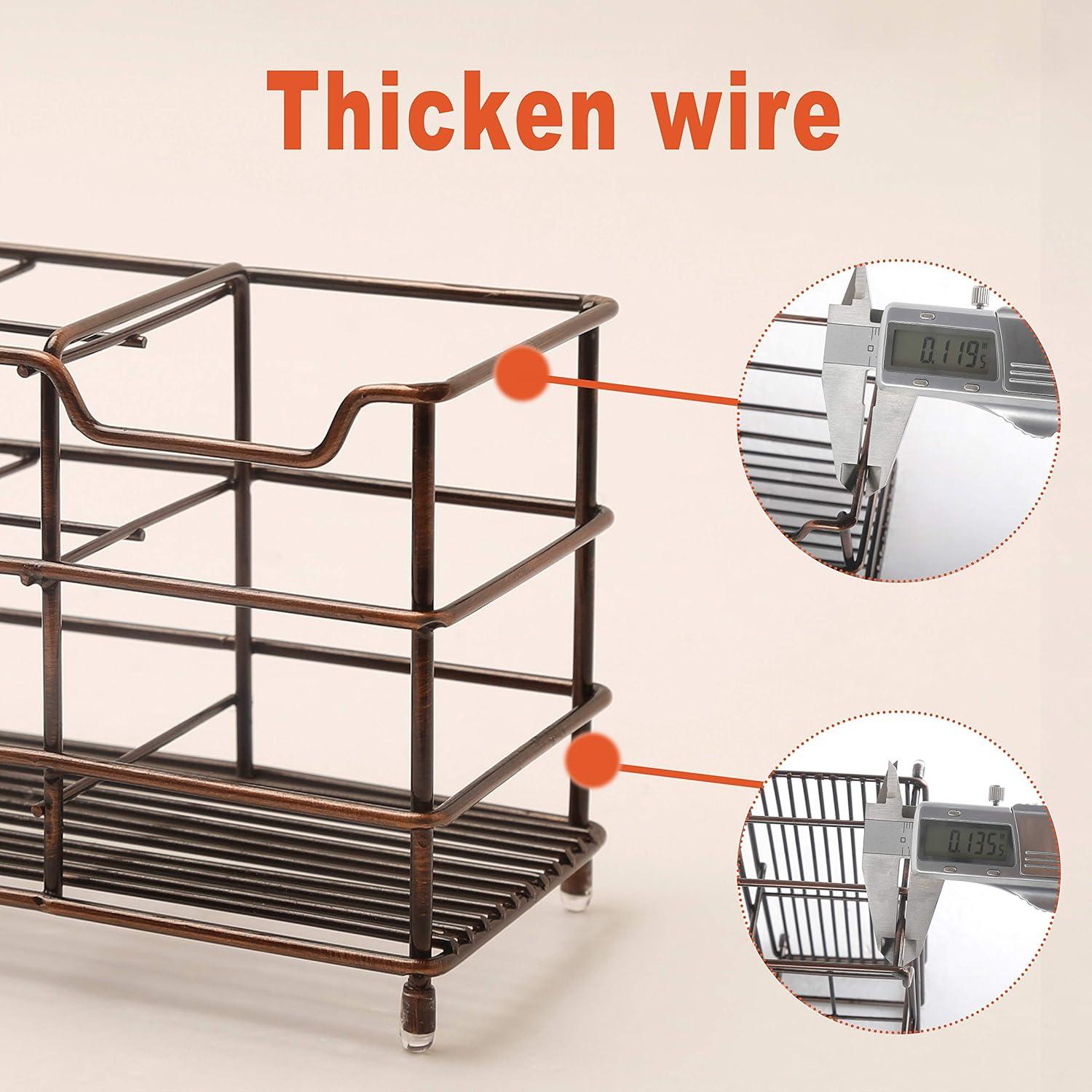 Soporte para Cepillos de Dientes Dseap Acero Inoxidable Cobre Antiguo
