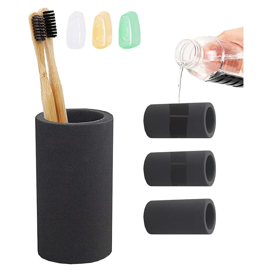 Soporte para Cepillo de Dientes GRUISE Negro Diatomita