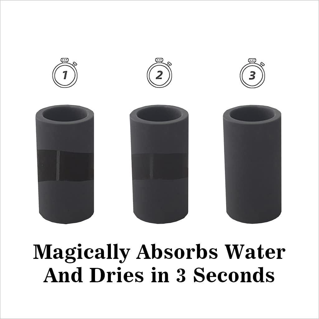 Soporte para Cepillo de Dientes GRUISE Negro Diatomita