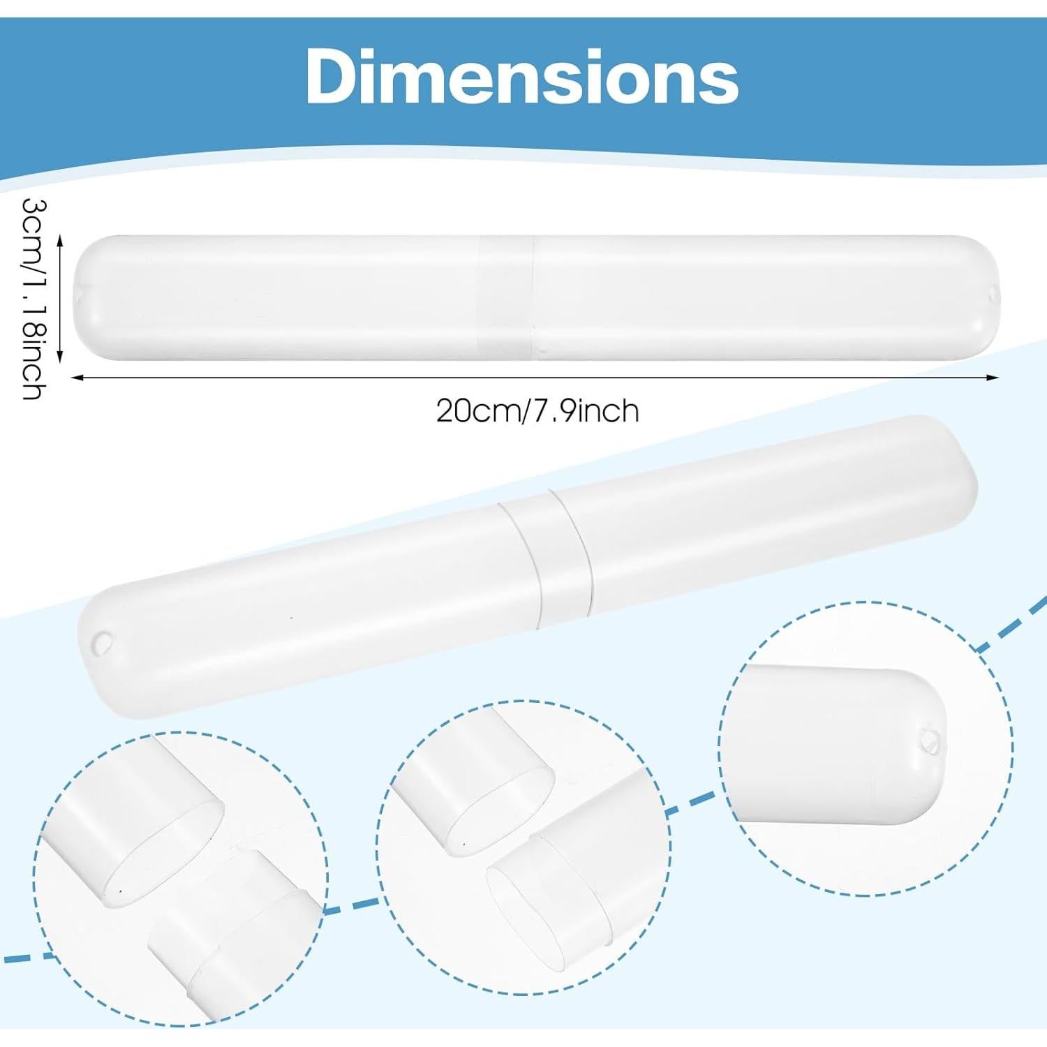 Estuche de Cepillo de Dientes de Viaje DIVINA VITAE 60 Piezas