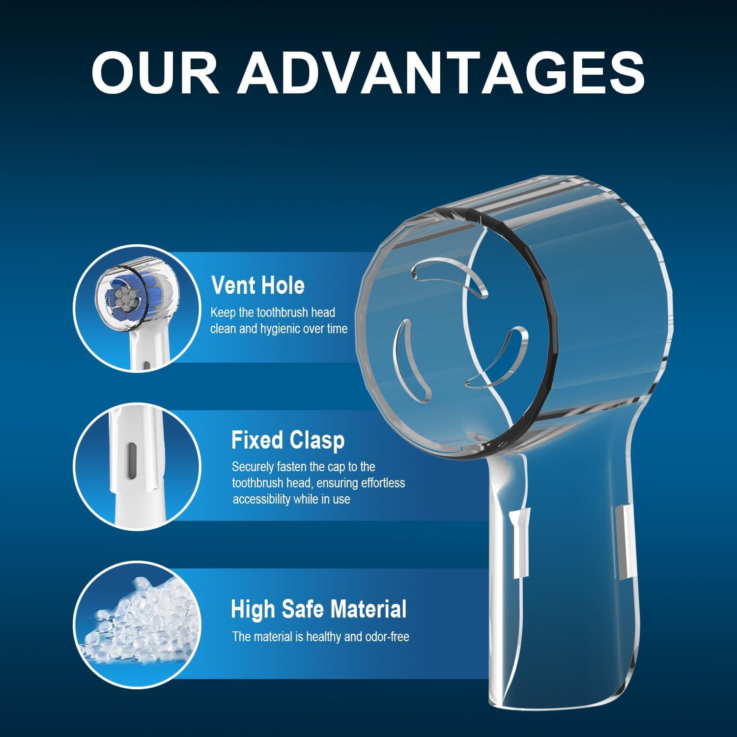 Cubiertas Protectores para Cepillos Oral-B HSYTEK 6 Piezas