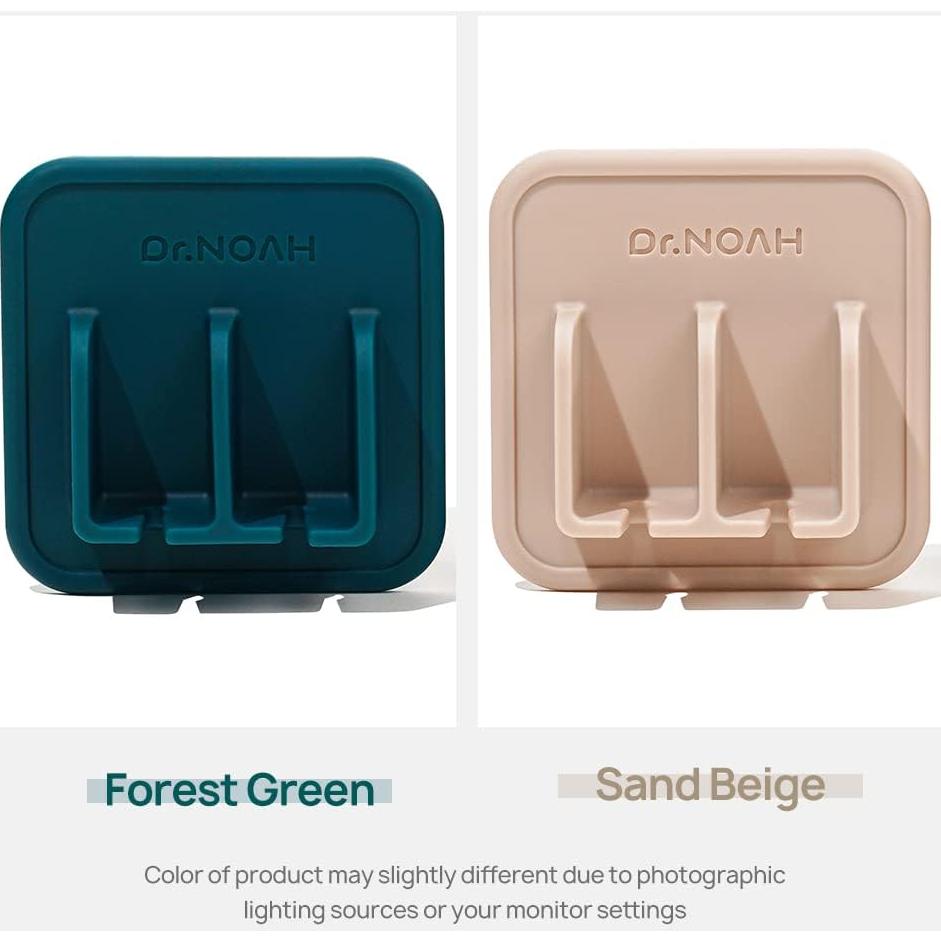 Soporte de Cepillo de Dientes Montaje en Pared Dr.NOAH Beige