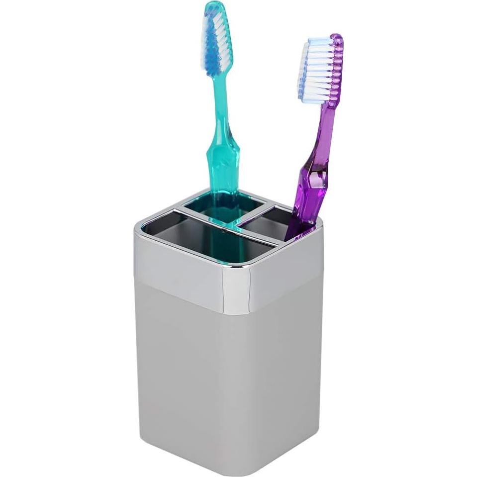 Soporte para Cepillos de Dientes Home Basics TH35007 Gris