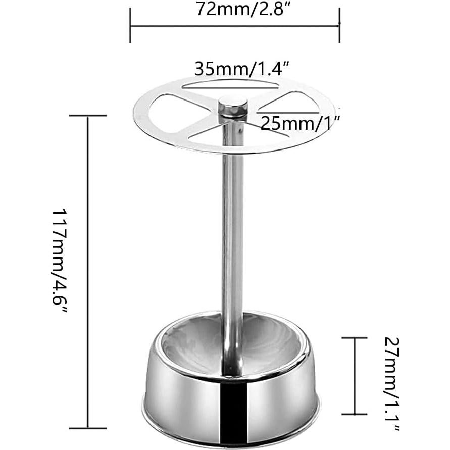Soporte para Cepillos de Dientes Teensery Acero Inoxidable 4 Ranuras