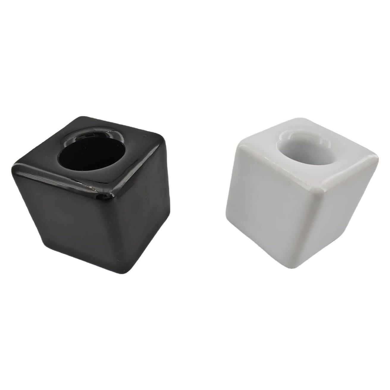 Juego de 2 Soportes de Cerámica para Cepillos YEMCHI