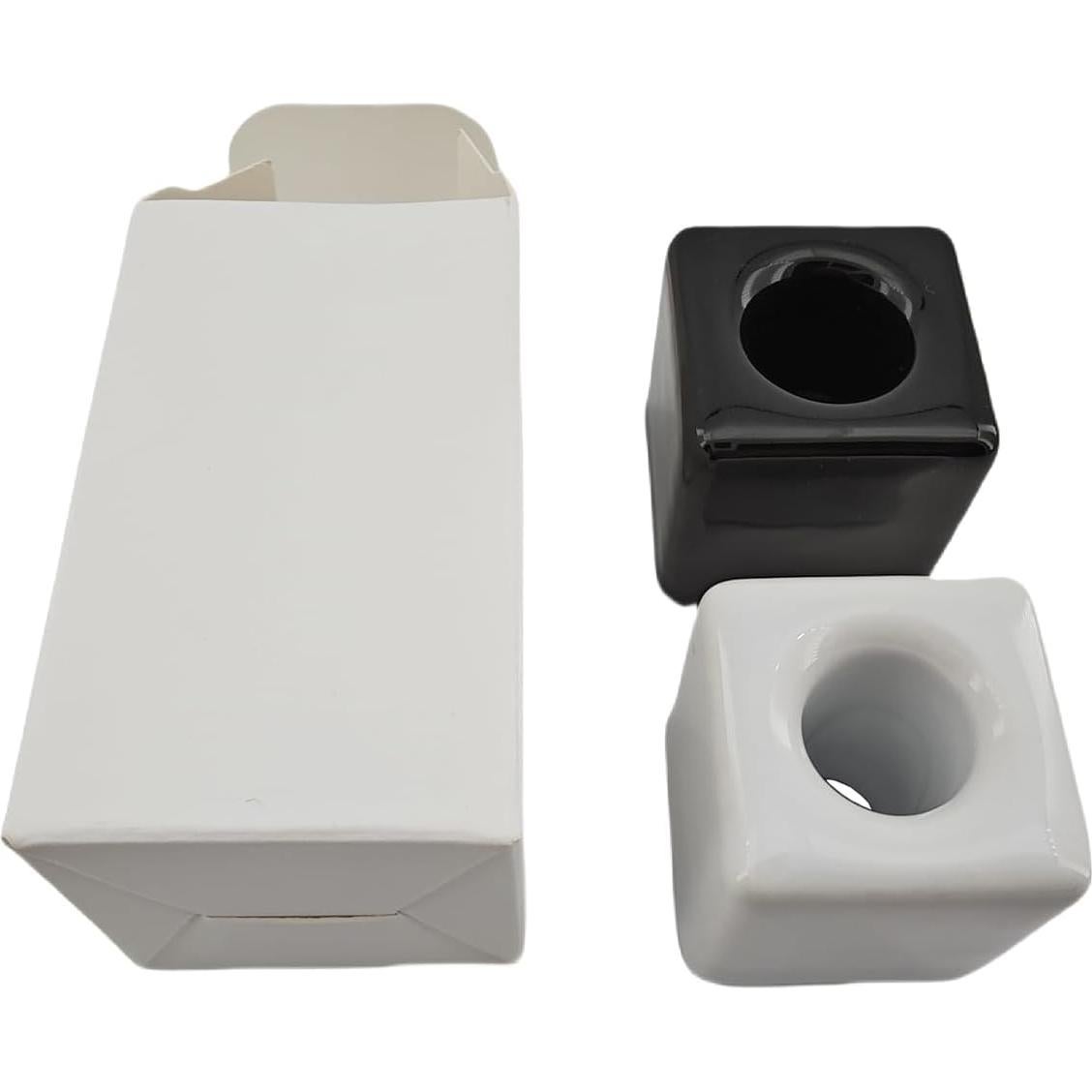 Juego de 2 Soportes de Cerámica para Cepillos YEMCHI