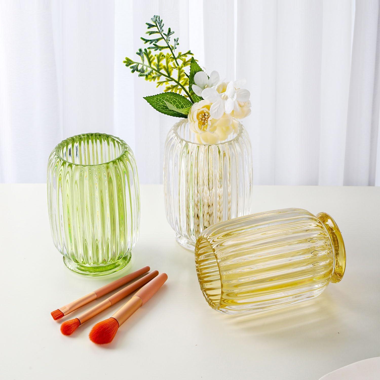 Vaso soporte cepillo de dientes VanEnjoy vidrio 12.2 cm