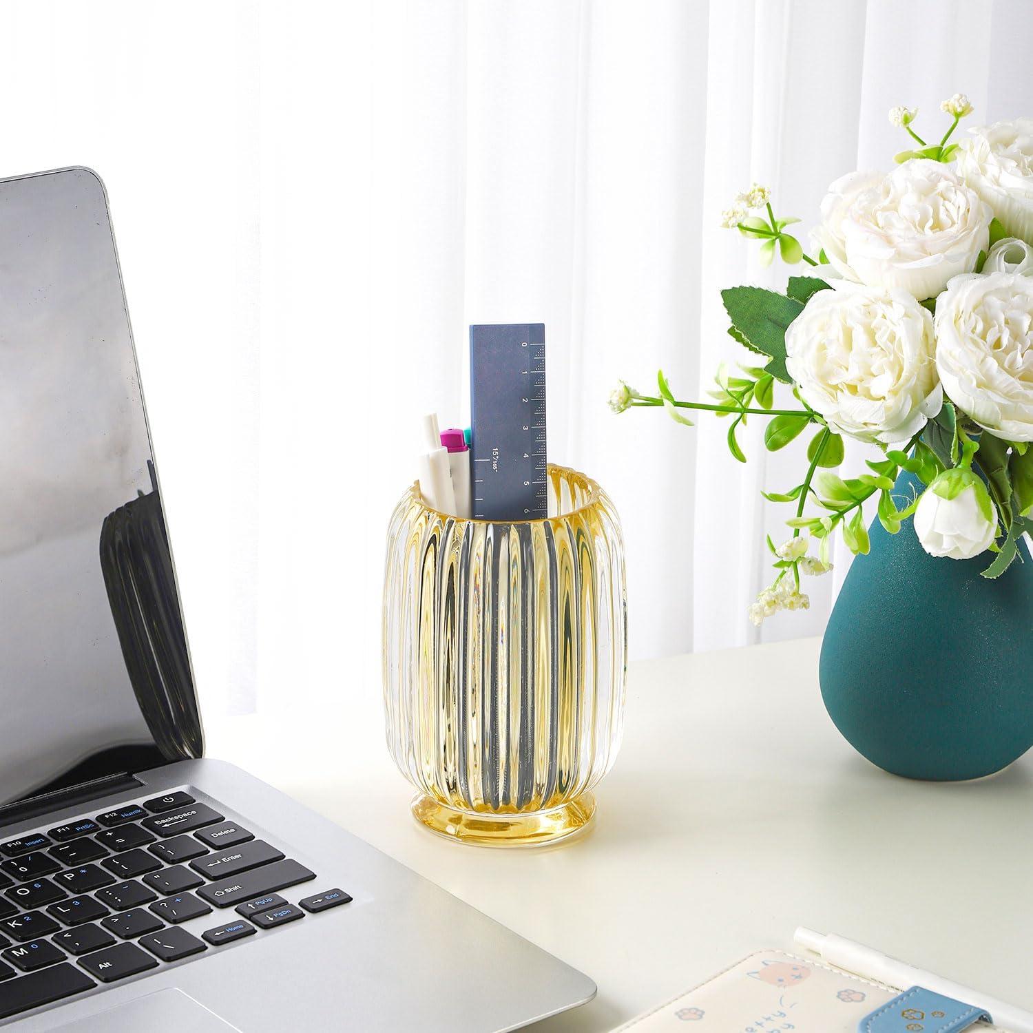 Vaso soporte cepillo de dientes VanEnjoy vidrio 12.2 cm