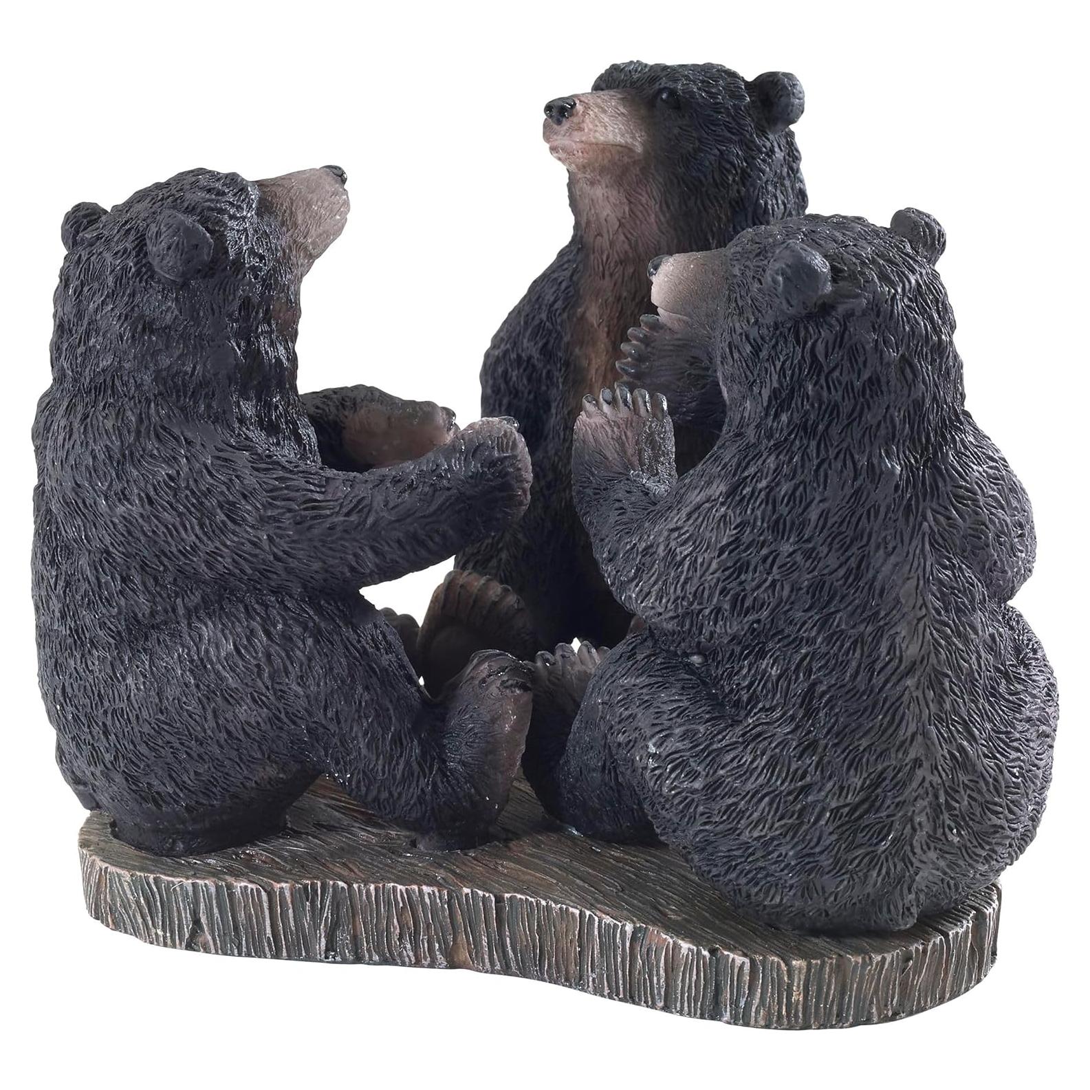 Soporte para Cepillos de Dientes Avanti Cabaña Oso Negro