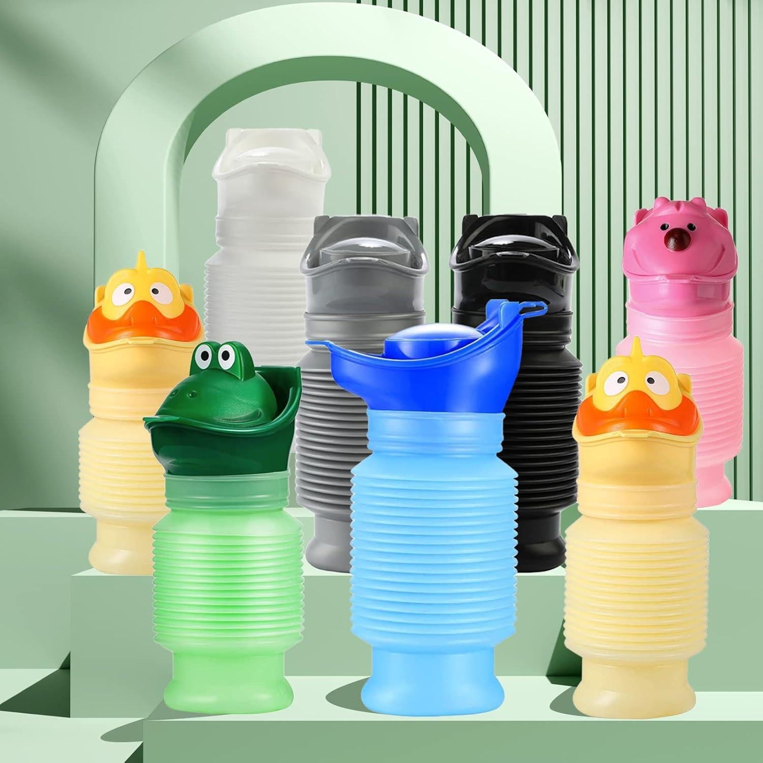 Orinal Plegable Portátil Lpluziyyds 750ml para Camping