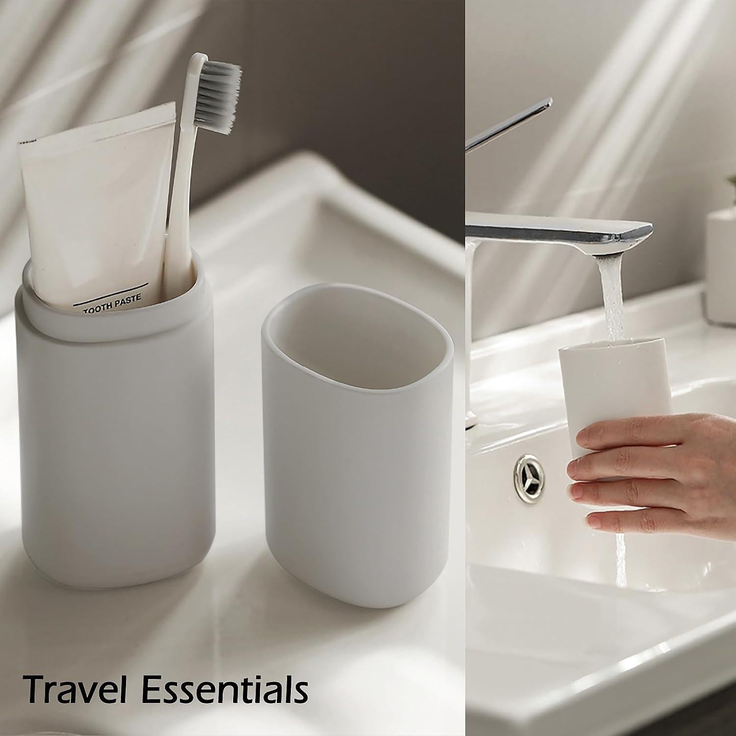 Estuche de cepillo de dientes AIDIMMING YSH-TRL gris 3 compartimentos