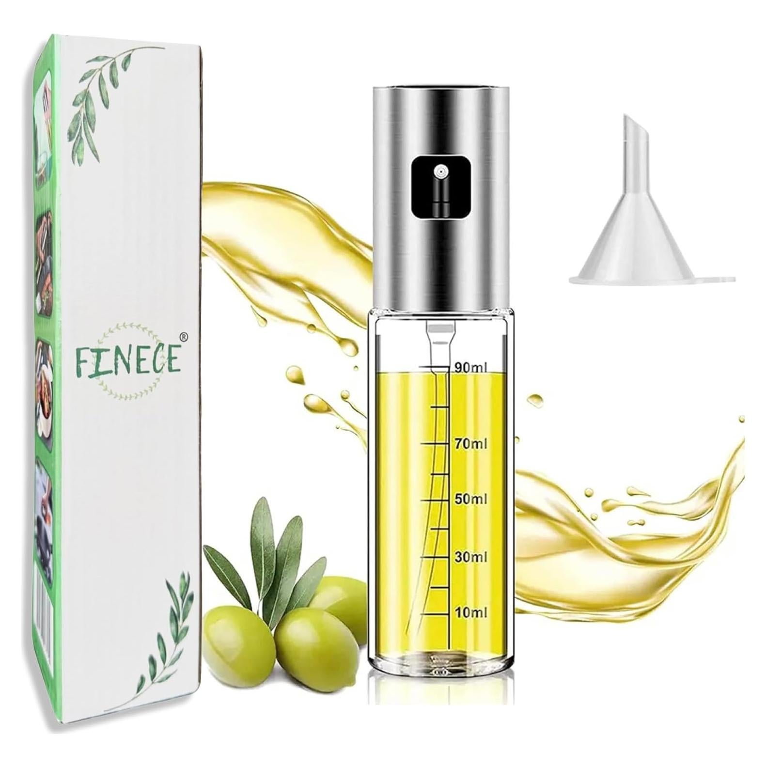 Pulverizador de Aceite FINECE 100ml Vidrio Inoxidable