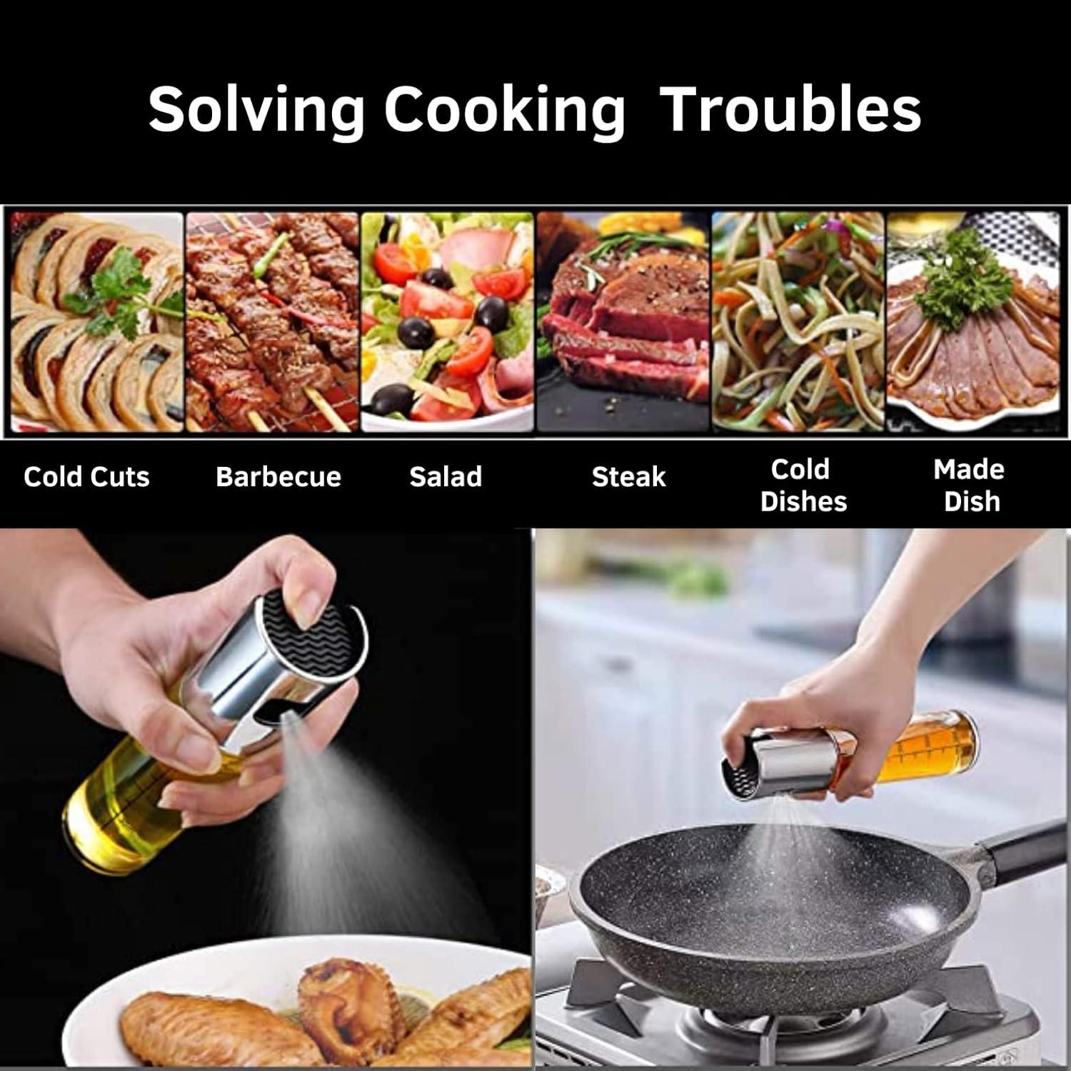 Pulverizador de Aceite FINECE 100ml Vidrio Inoxidable