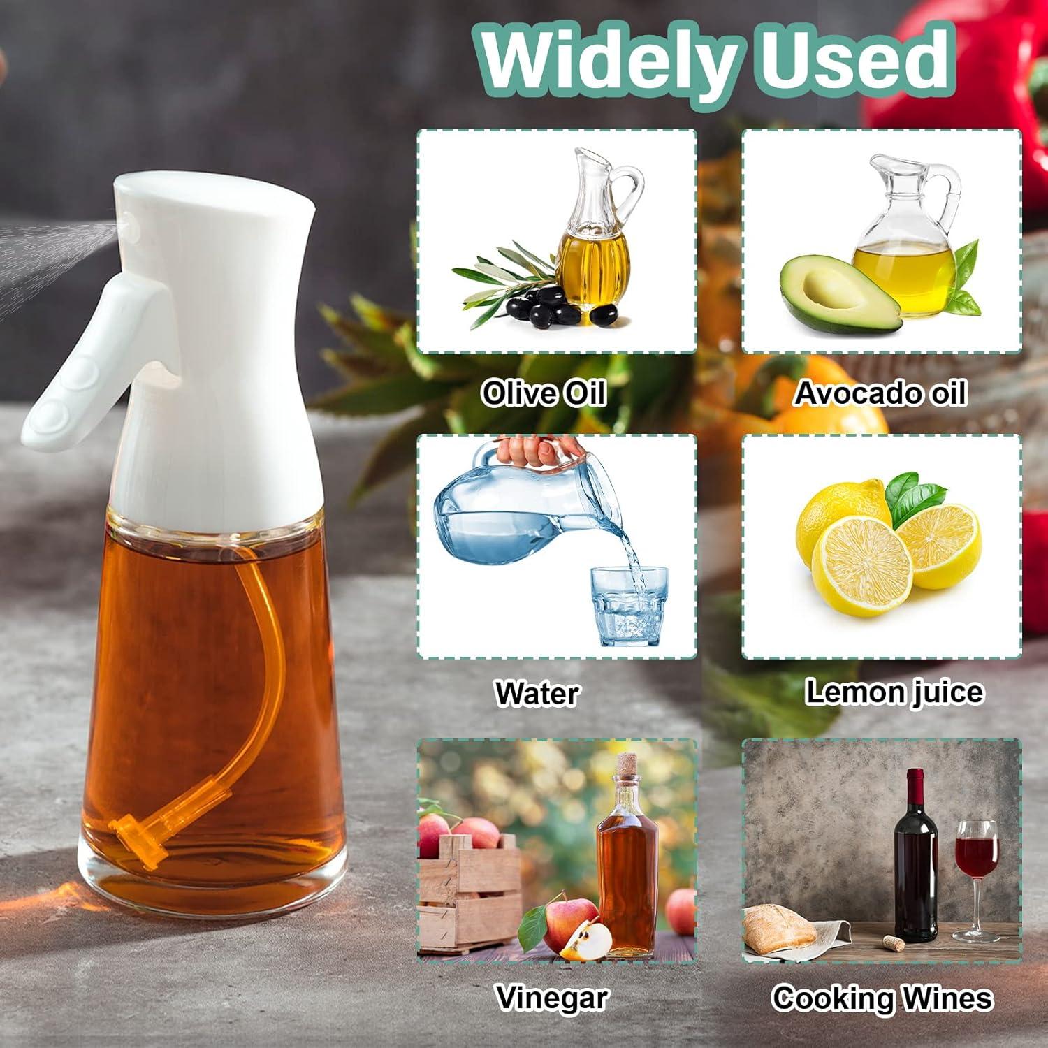 Juego de 4 Pulverizadores de Aceite Lallisa 180 ml Vidrio