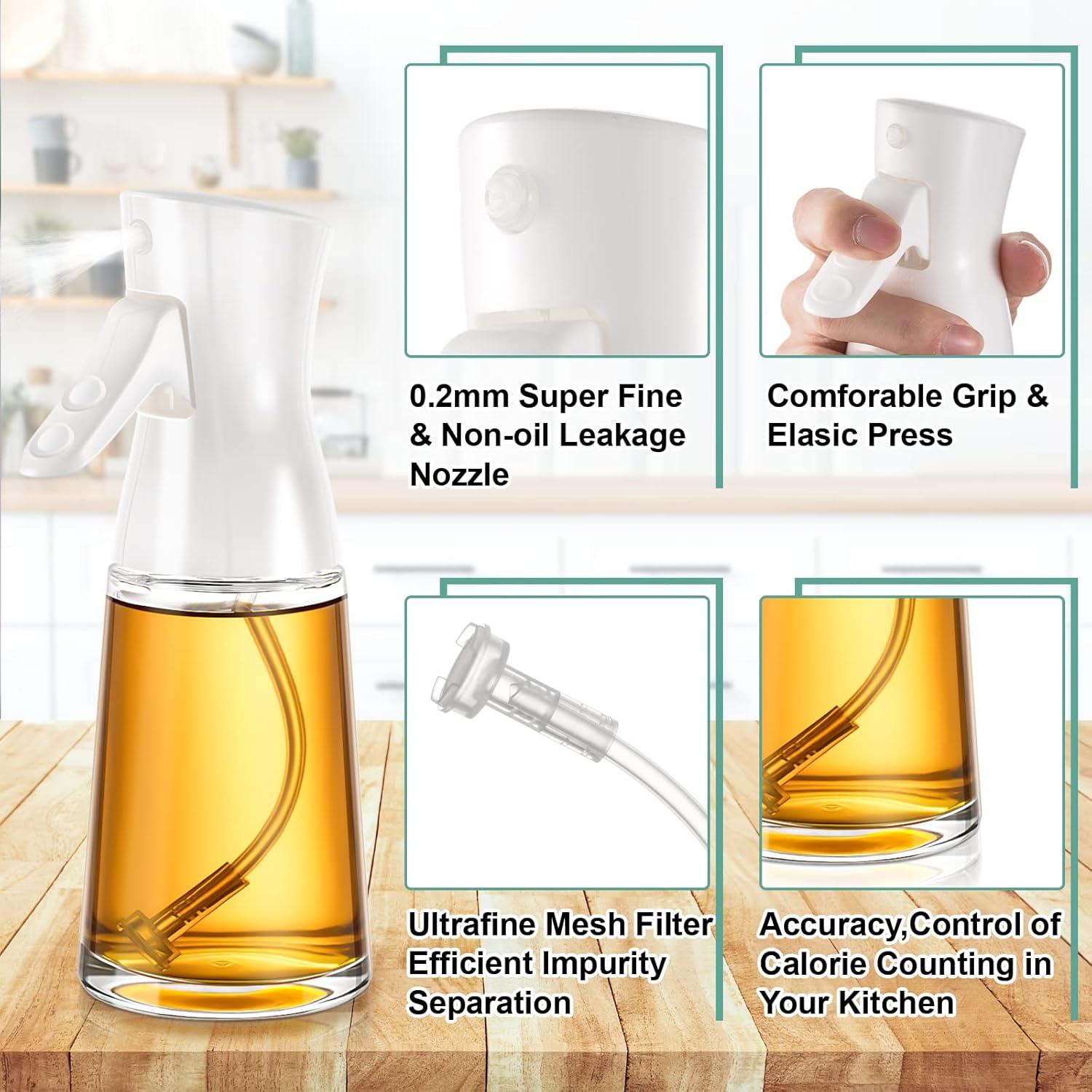 Juego de 4 Pulverizadores de Aceite Lallisa 180 ml Vidrio