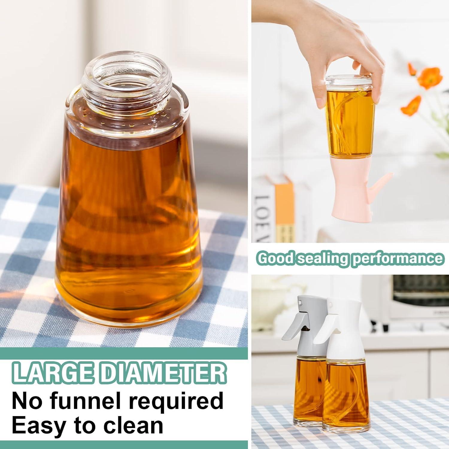 Juego de 4 Pulverizadores de Aceite Lallisa 180 ml Vidrio