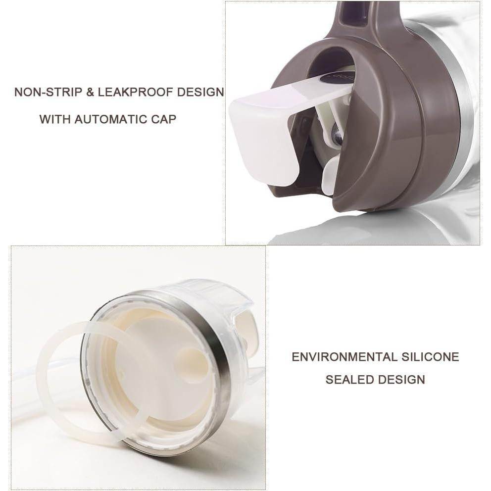 Dispensador de Aceite Marbrasse 600ml Vidrio Automático