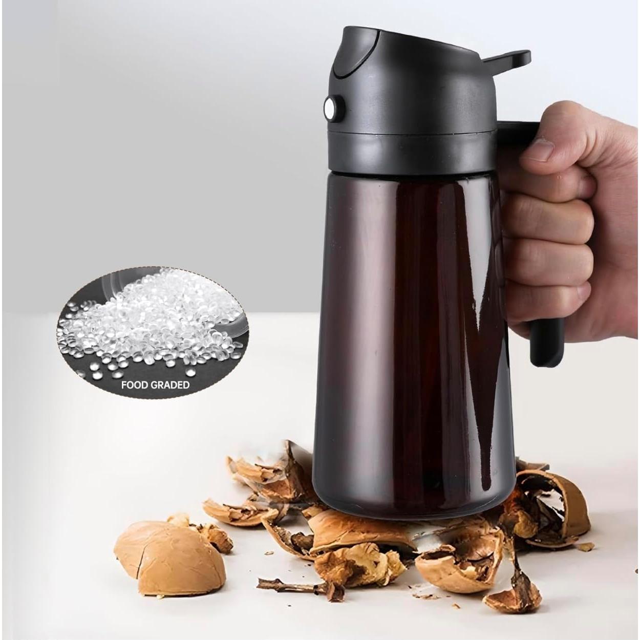 Dispensador de Aceite de Oliva 2 en 1 Zwzjheng 470ml Vidrio