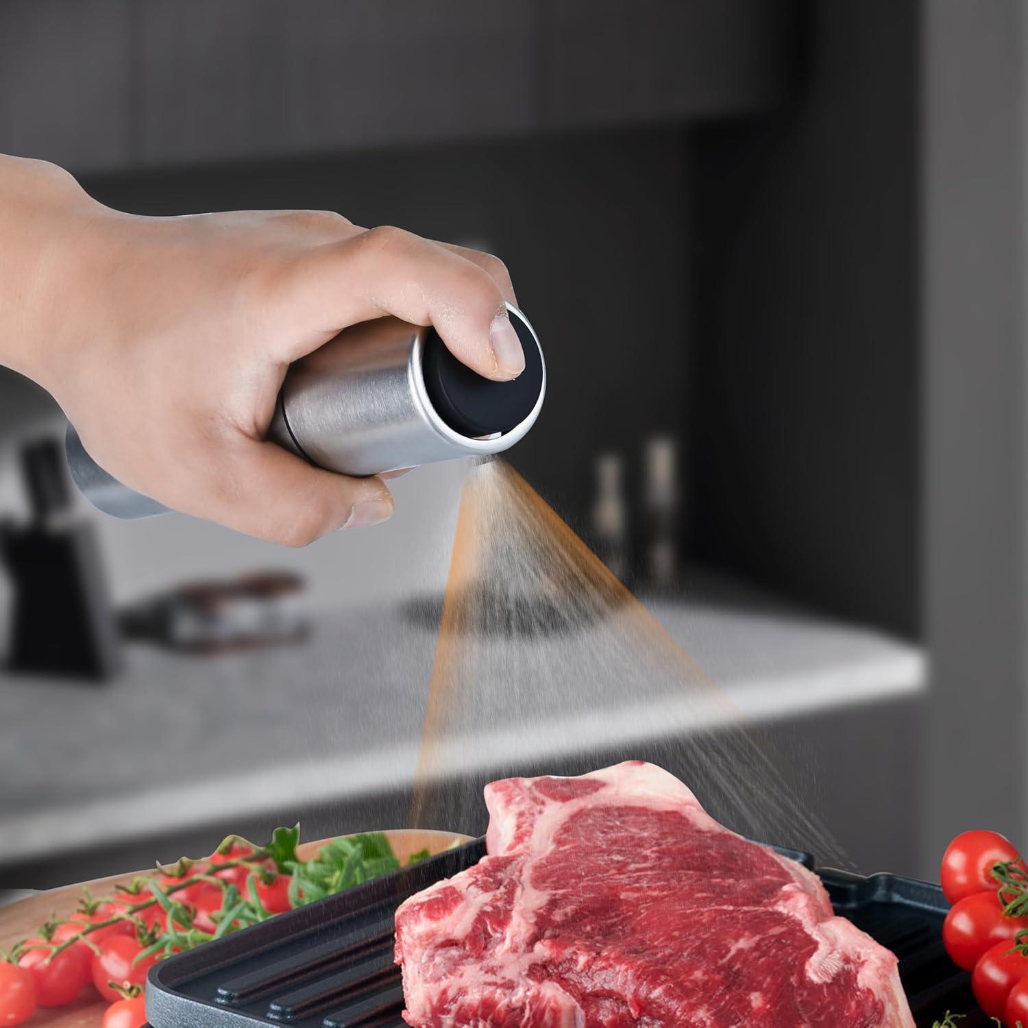 Botella Spray de Aceite 100ml BooMetCheer Acero Inoxidable