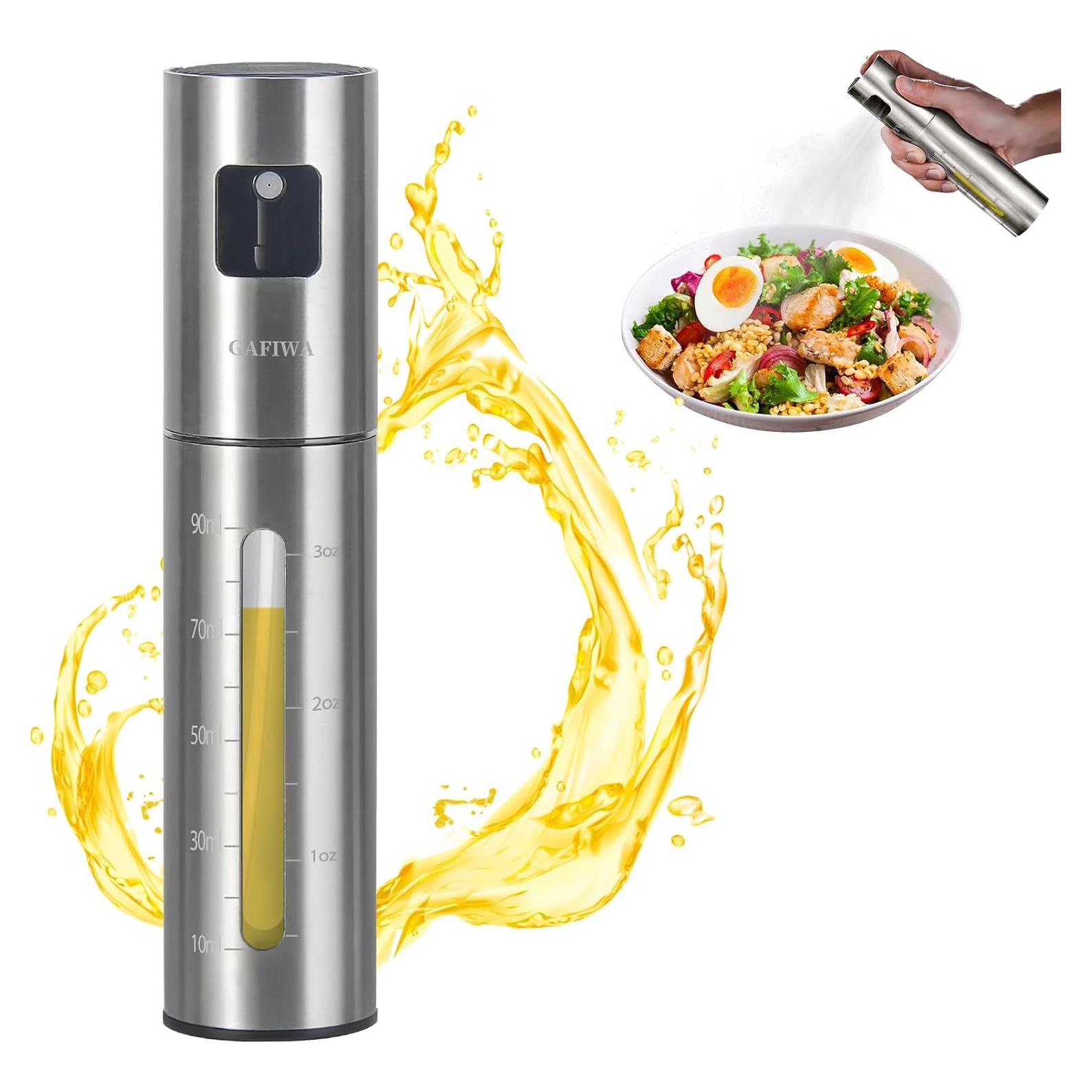 Pulverizador de Aceite de Oliva Gafiwa 100ml Acero Inoxidable