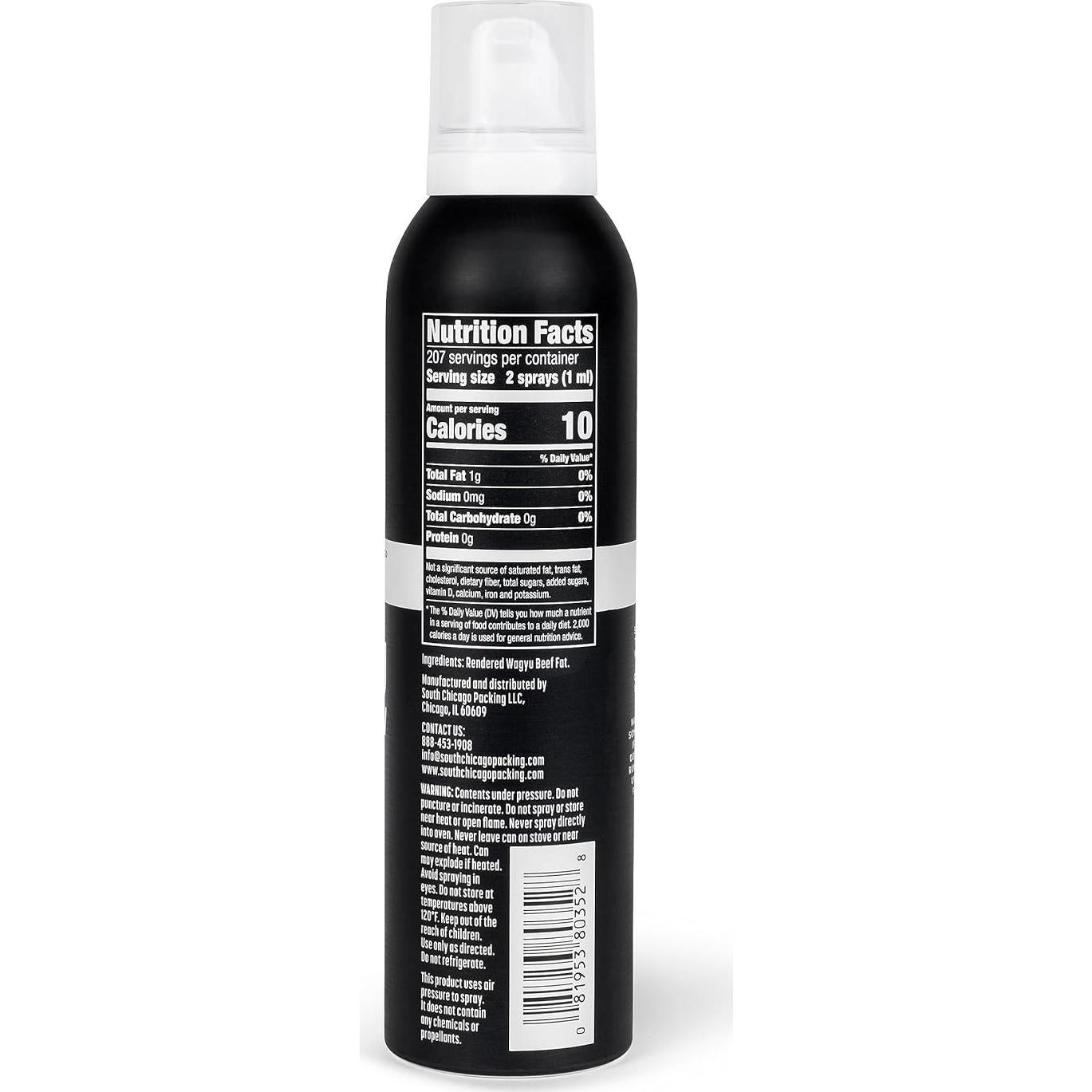 Spray de Grasa de Res Wagyu South Chicago Packing 207 ml