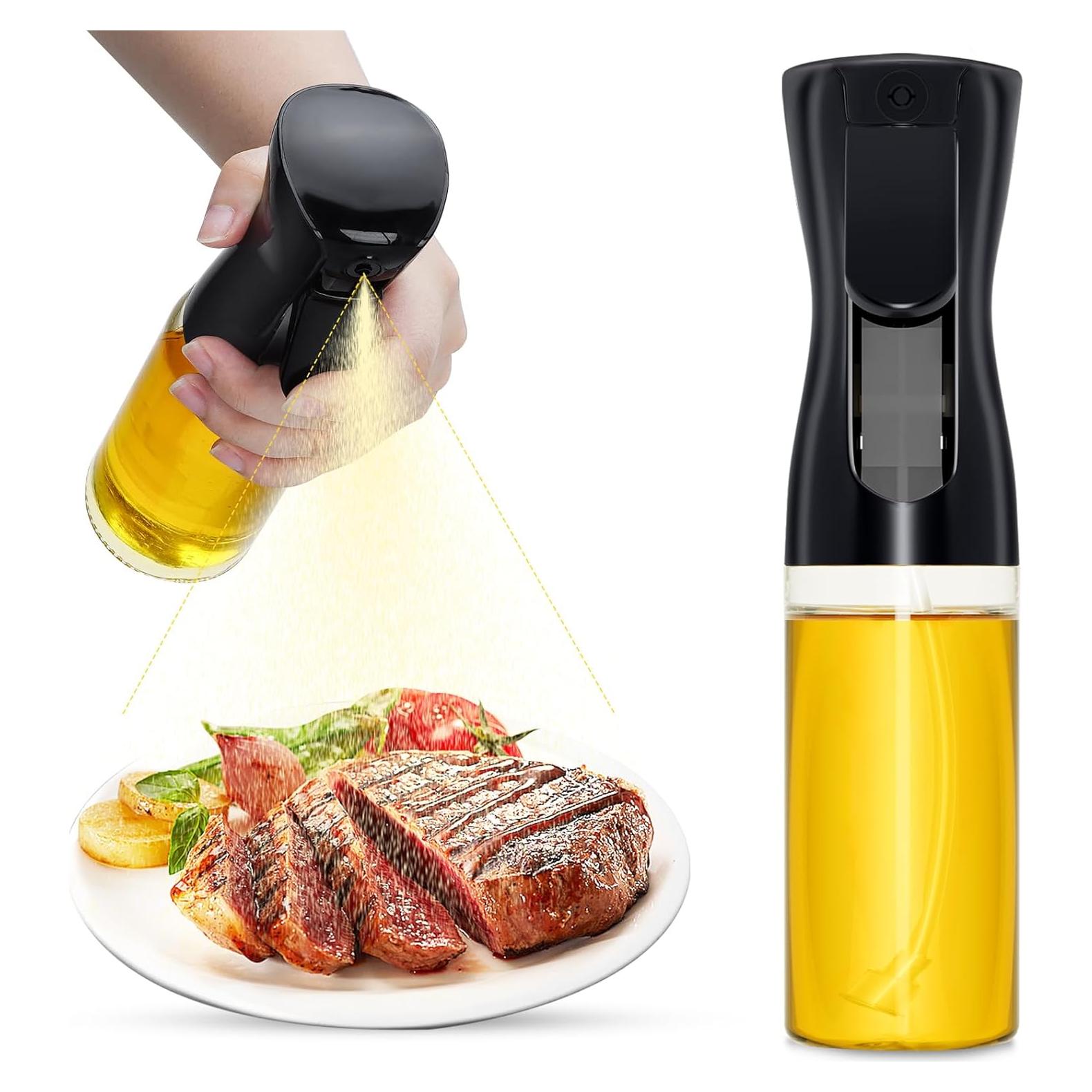 Rociador de Aceite WANKODA 220ml Vidrio Negro Reutilizable