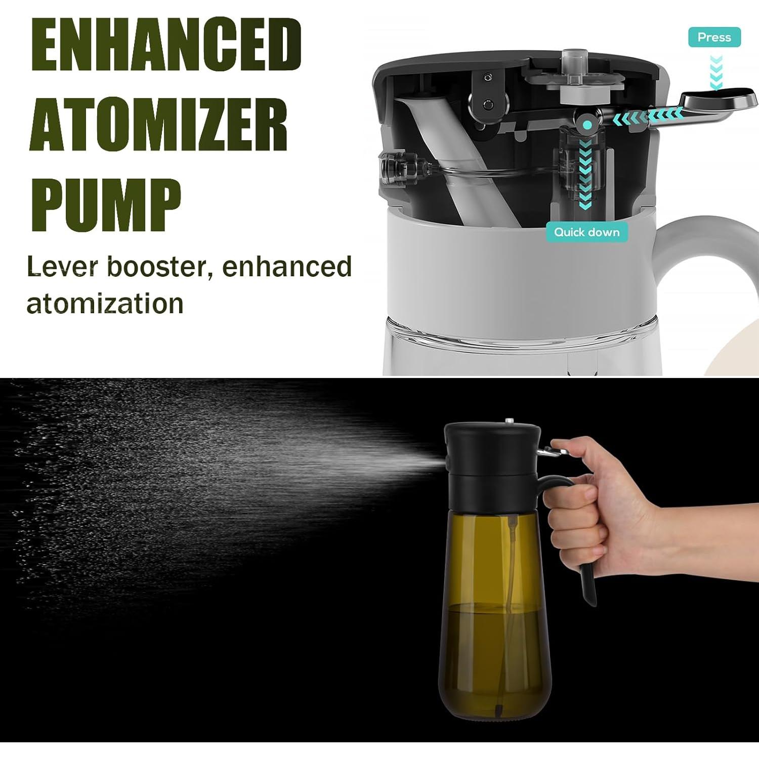 Dispensador y Rociador de Aceite RPNEJIK 0.5L Verde