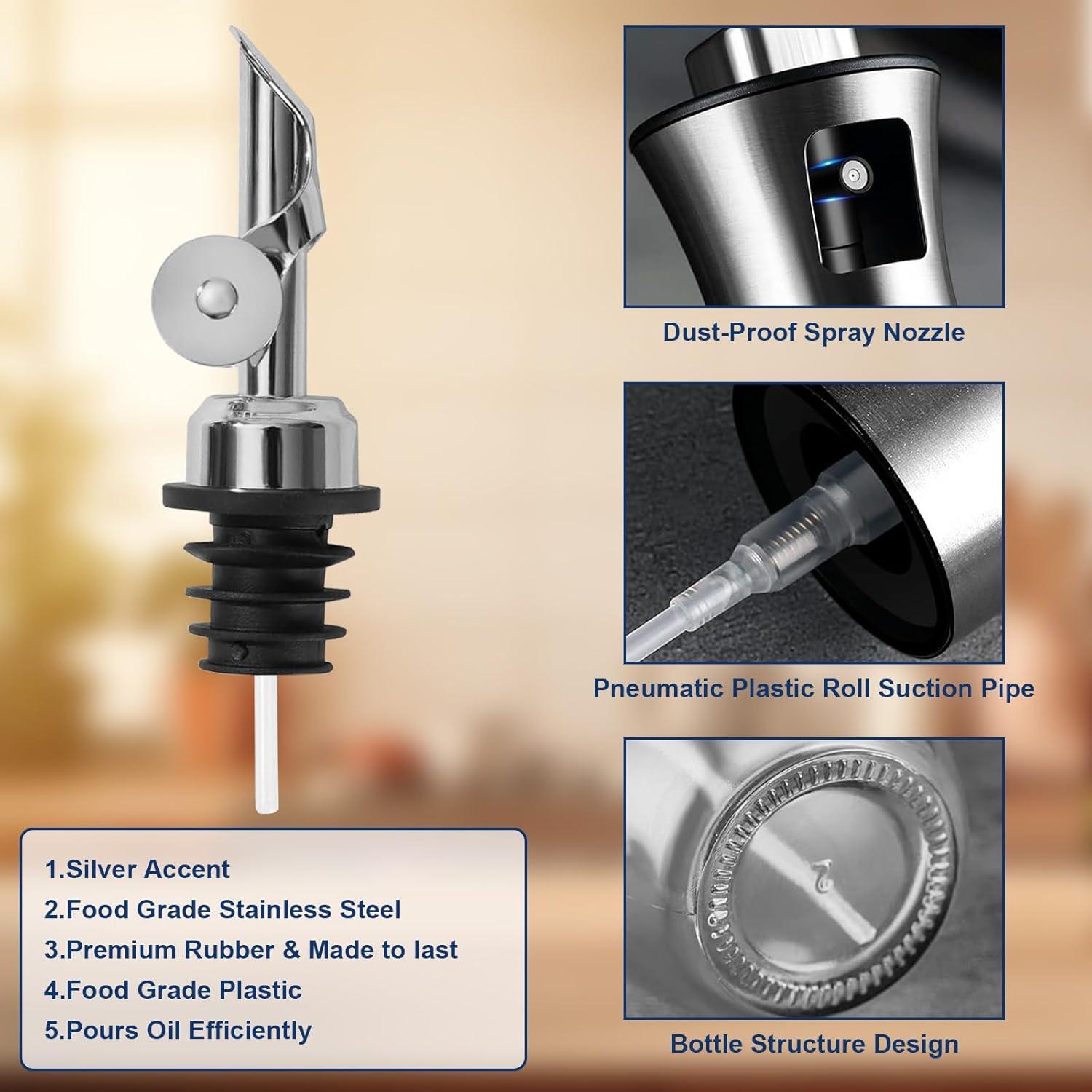 Juego de Botellas Dispensadoras de Aceite OKYUK 3 Piezas