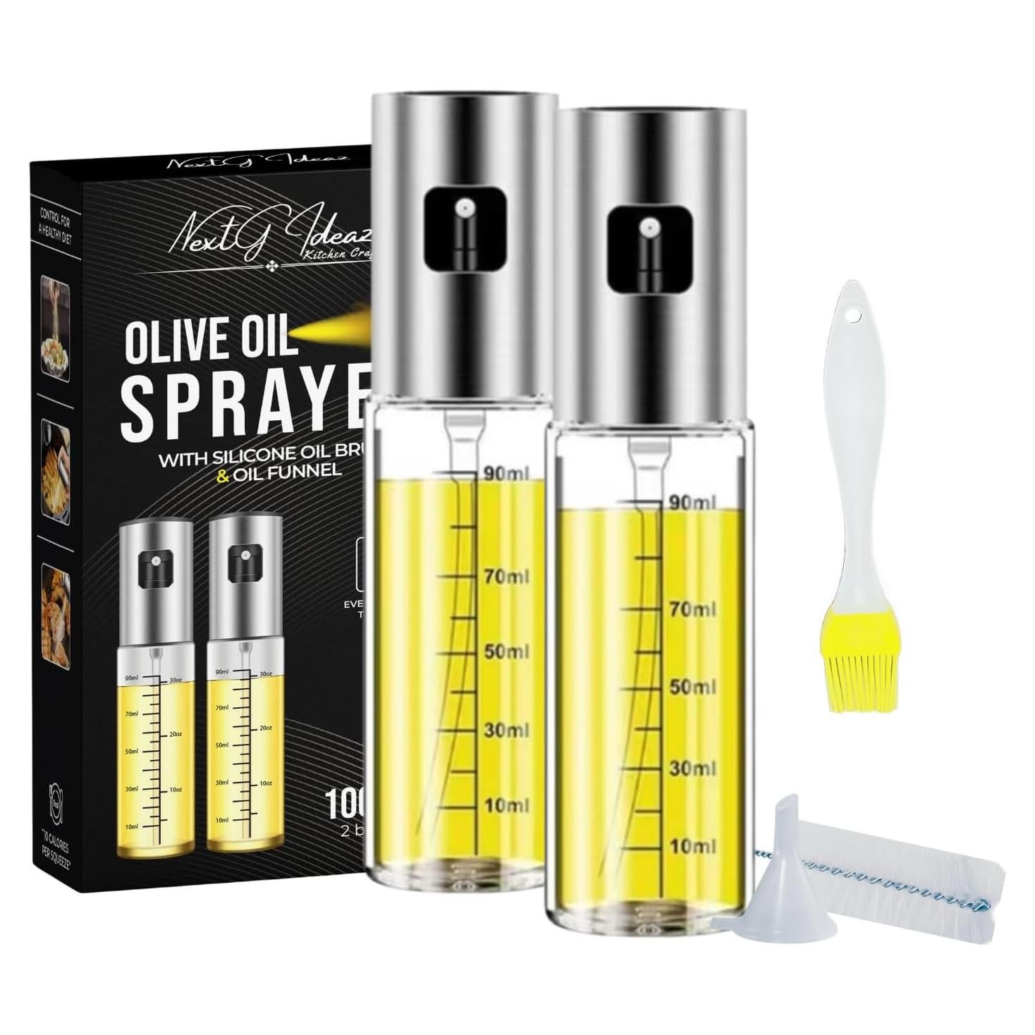 Pulverizador de Aceite NextG Ideaz 2 x 100ml Vidrio Recargable
