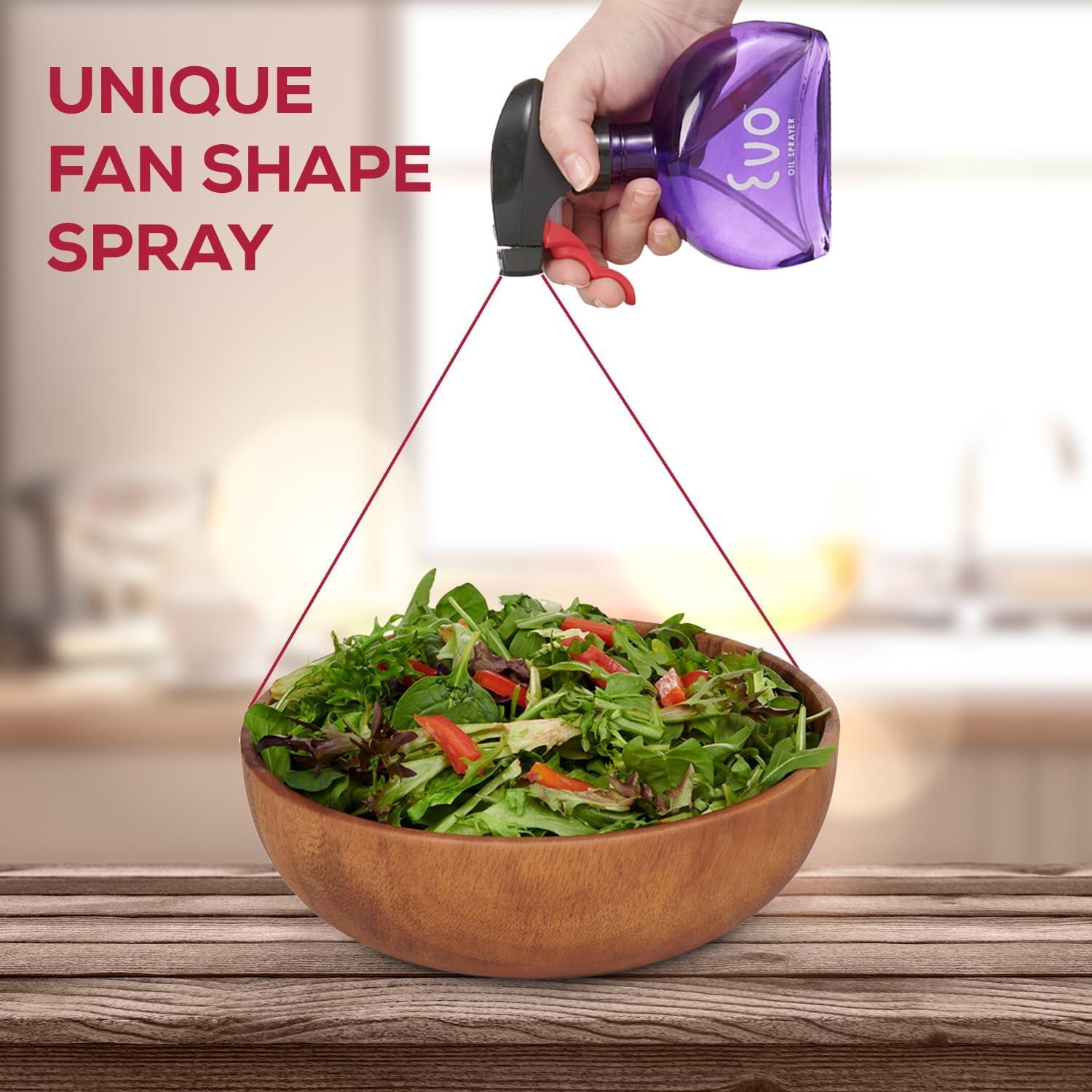 Pulverizador de Aceite Evo de Vidrio 170ml Sin Aerosol Púrpura