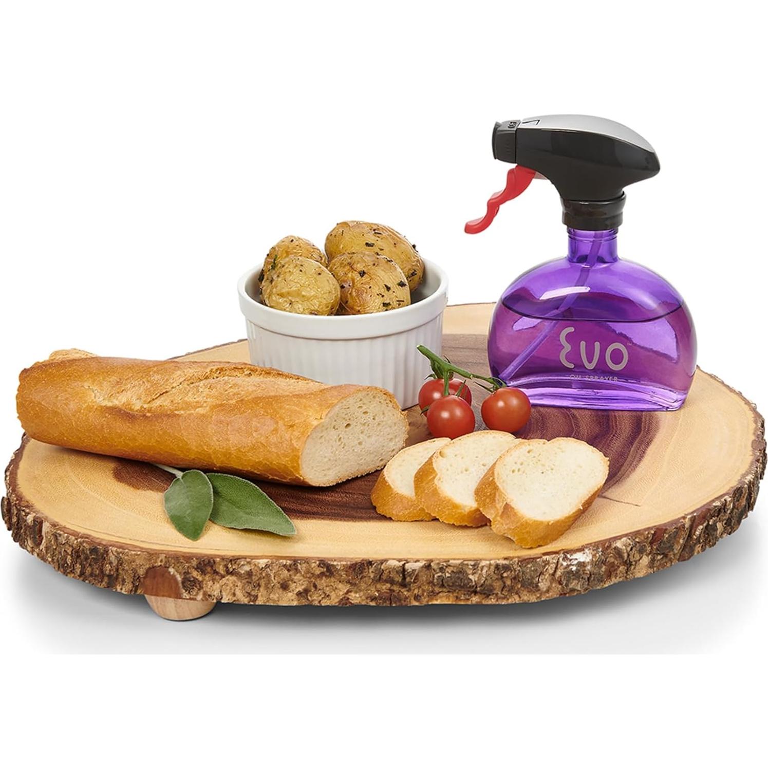 Pulverizador de Aceite Evo de Vidrio 170ml Sin Aerosol Púrpura