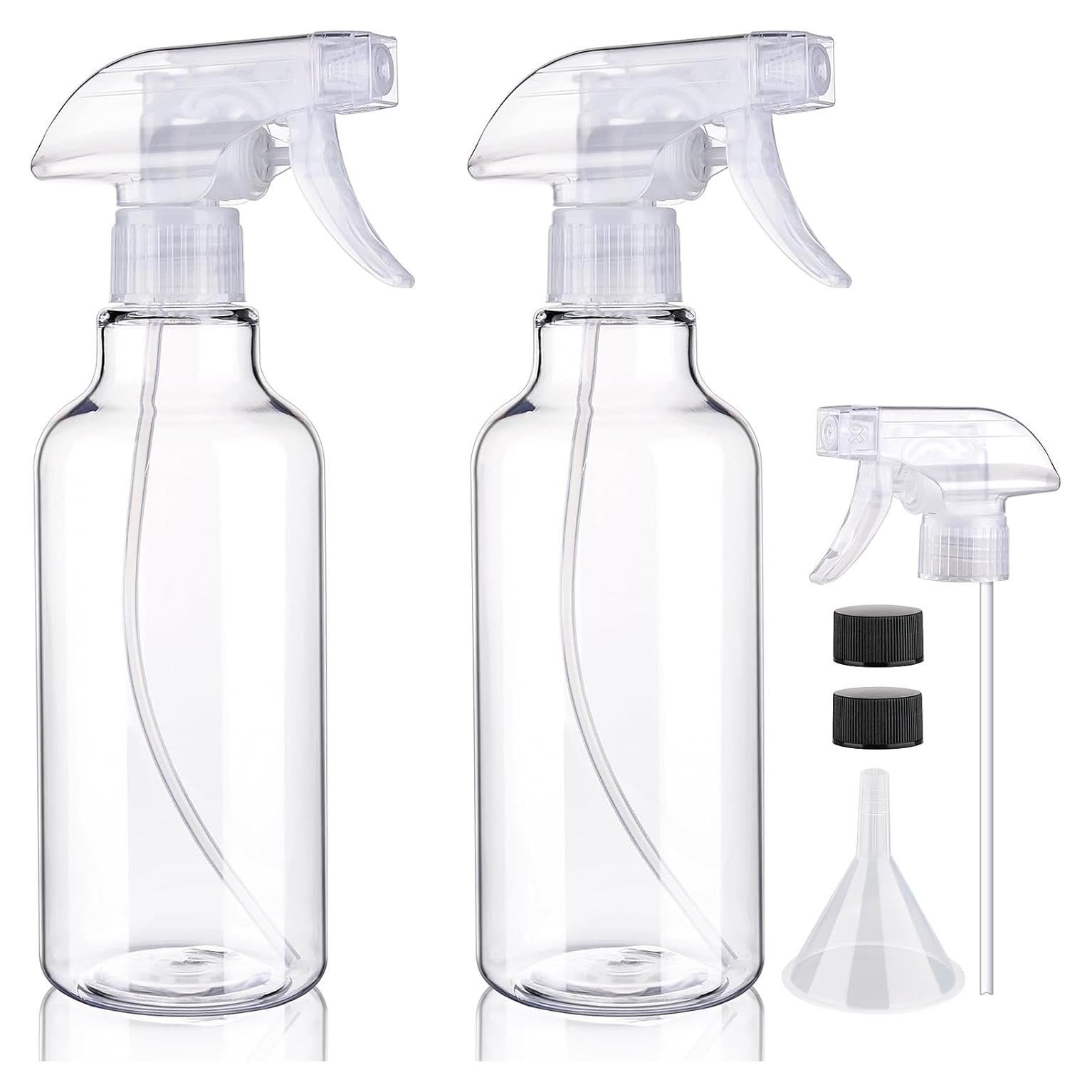 Botellas de Spray Plástico Hethyo 500ml 2 Piezas Transparente