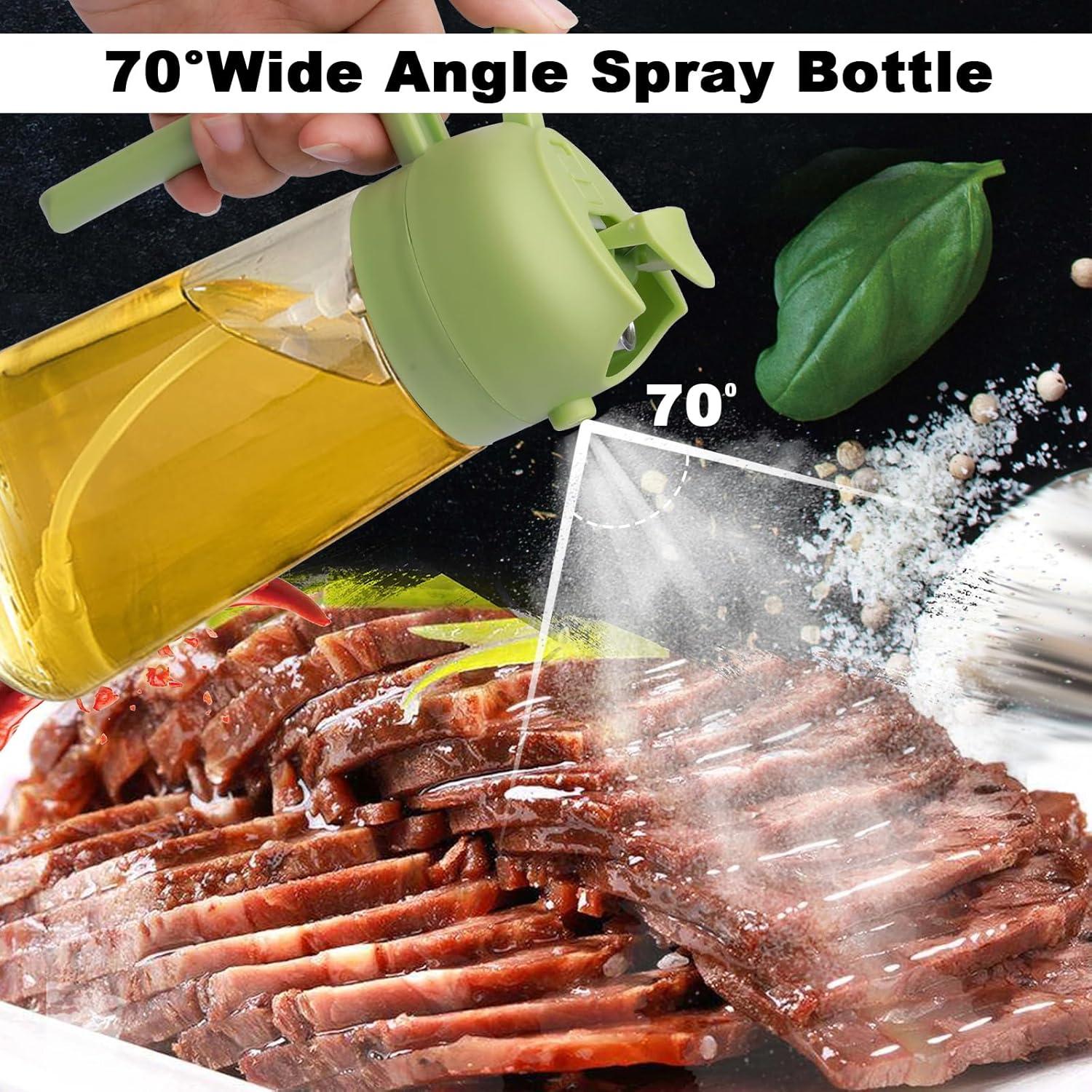 Spray de Aceite 2 en 1 HOPKASE 600ml Blanco y Verde