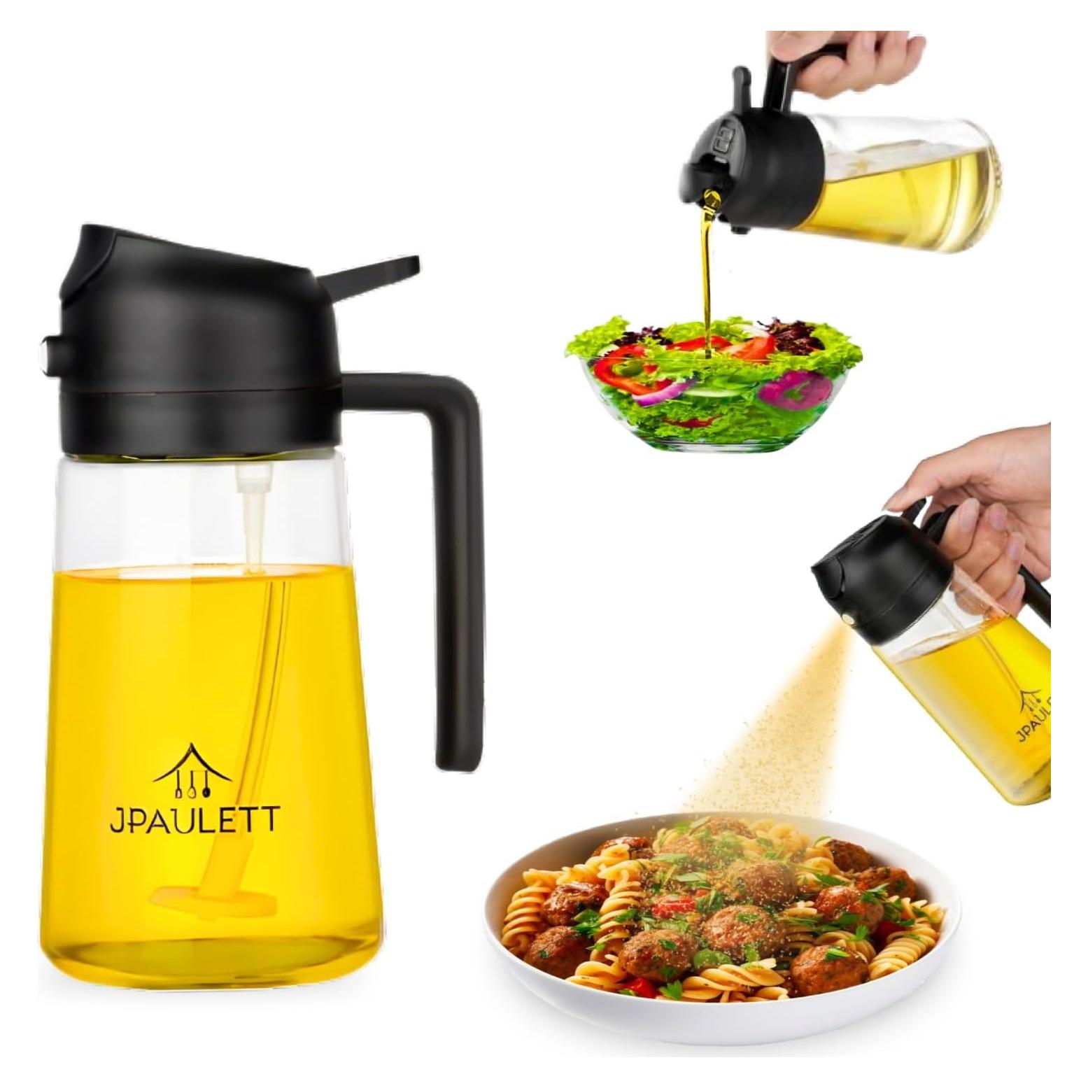 Rociador de Aceite JPAULETT 470ml Vidrio Antifugas